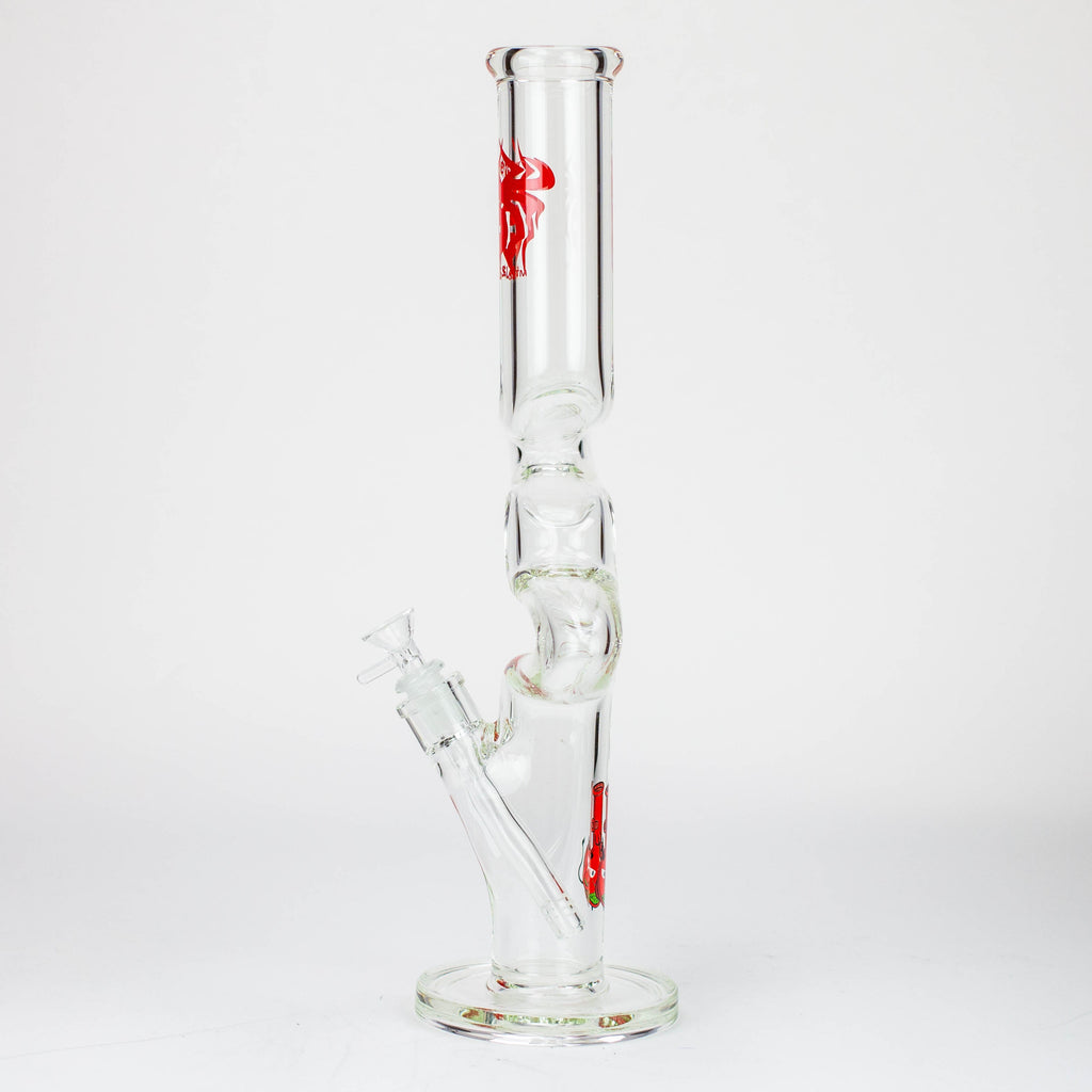 17" Xtream Zig-zag glass water bong [XTR-Z023]