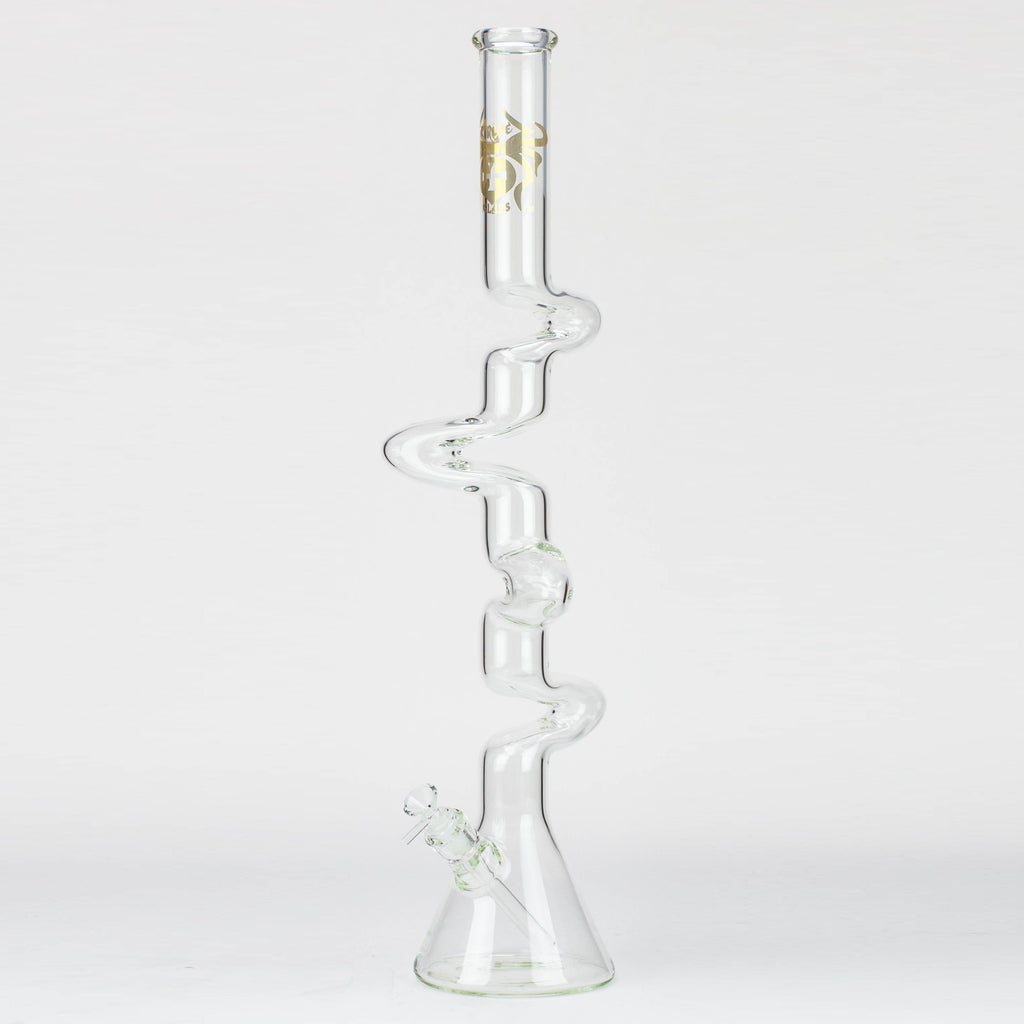 27" Xtream Zig-zag 7 mm glass water bong [XTR-Z026]