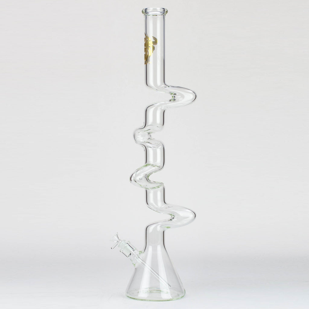 27" Xtream Zig-zag 7 mm glass water bong [XTR-Z026]