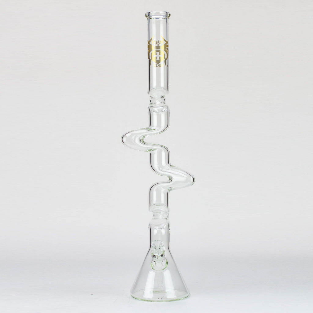 27" Xtream Zig-zag 7 mm glass water bong [XTR-Z026]