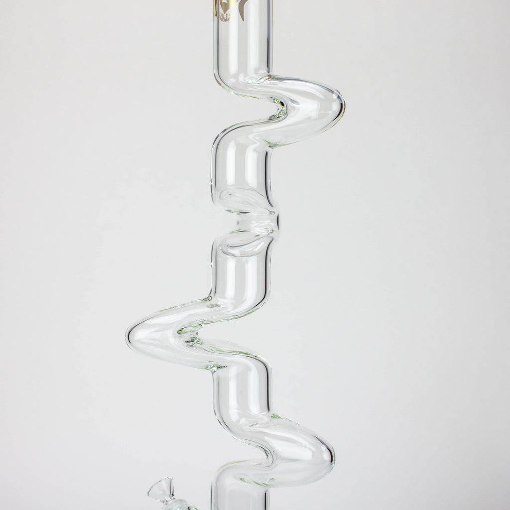 27" Xtream Zig-zag 7 mm glass water bong [XTR-Z026]
