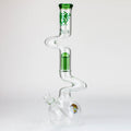 20" Xtream Zig-zag tree percolator glass water bong [XTR-Z032]