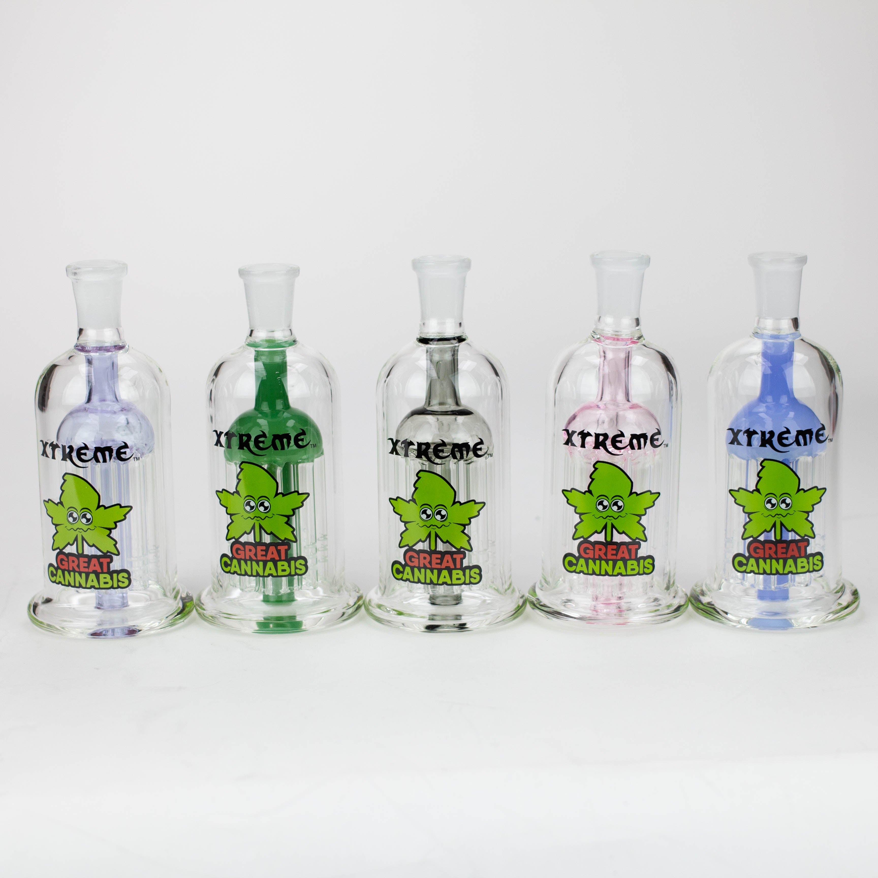 Xtreme - 5" Glass Bong Tree arms diffuser Ashcatcher [XTR-Z041]