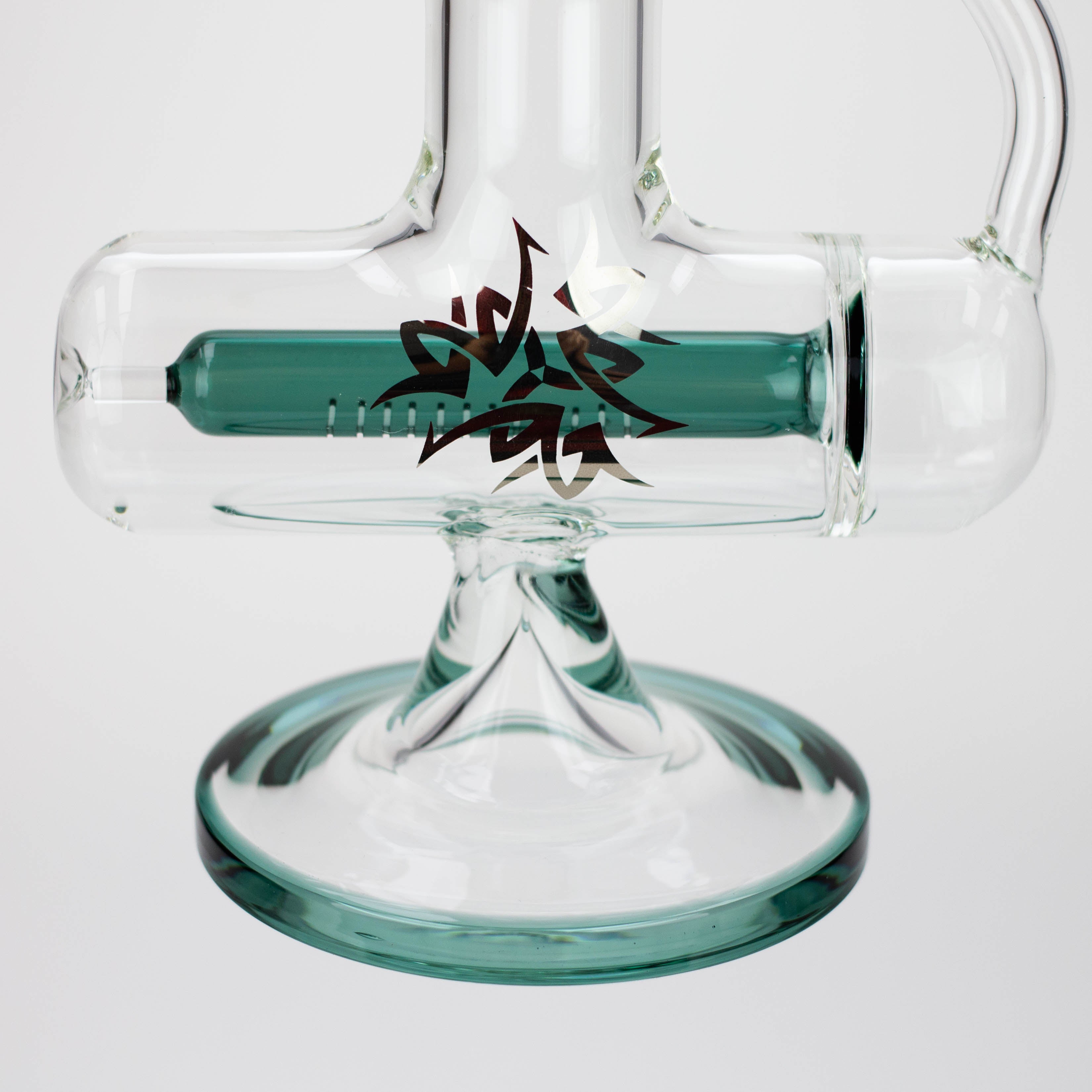 21" AQUA Glass 2-in-1 Inline diffuser glass water bong [AQUA102]