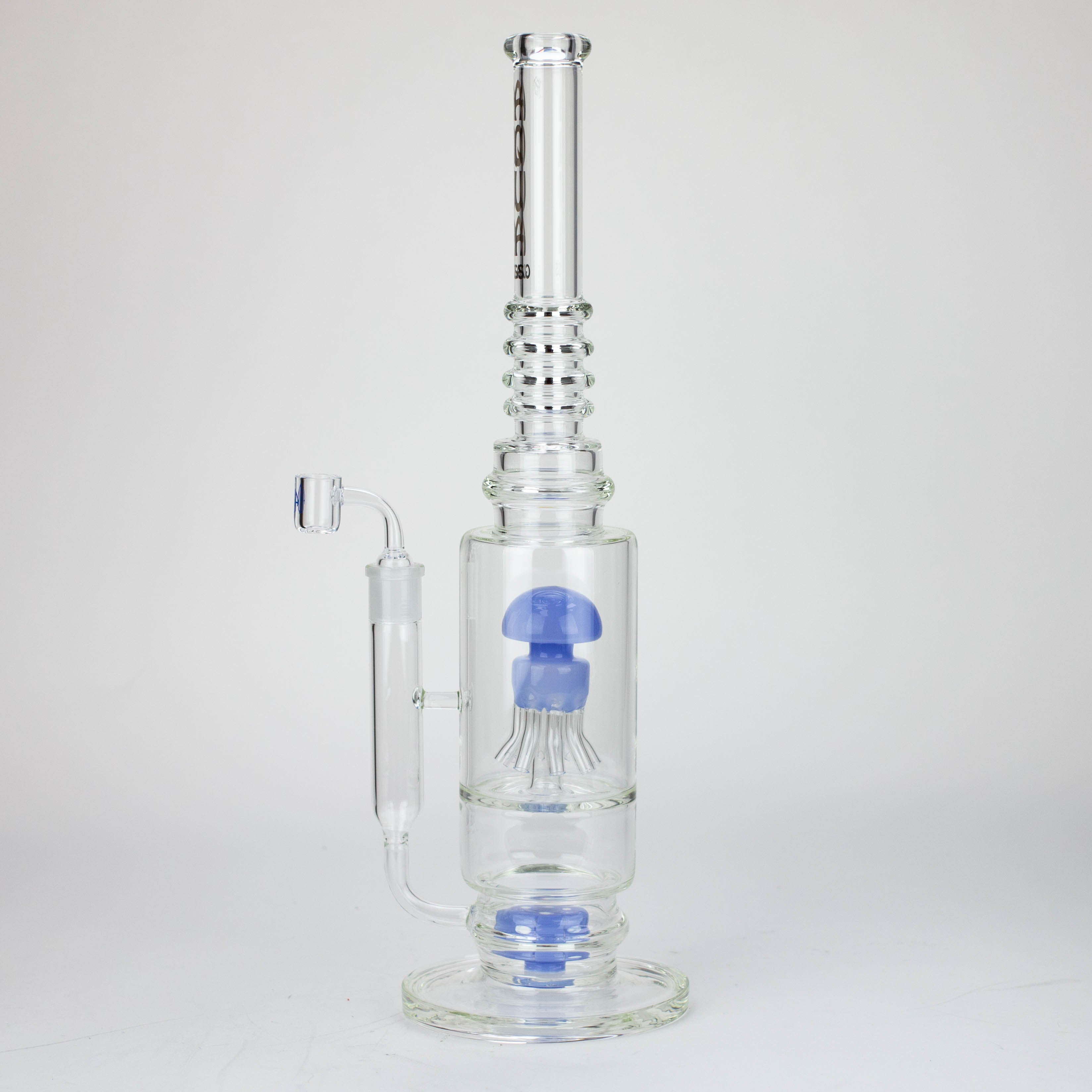 19" AQUA Glass 2-in-1 Octopus percolator glass water bong [AQUA121]