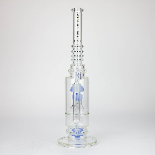 19" AQUA Glass 2-in-1 Octopus percolator glass water bong [AQUA121]