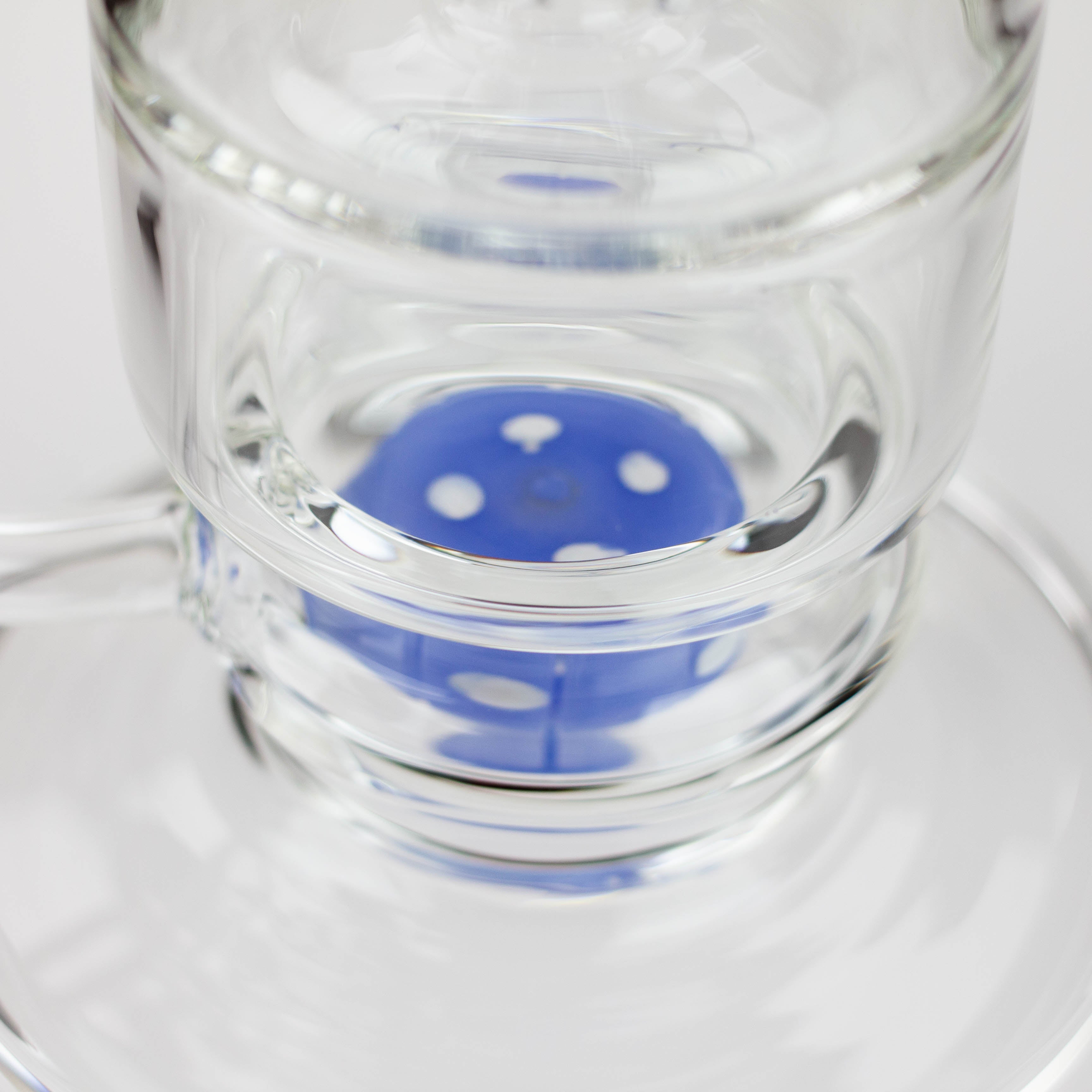 19" AQUA Glass 2-in-1 Octopus percolator glass water bong [AQUA121]