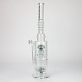19" AQUA Glass 2-in-1 Octopus percolator glass water bong [AQUA121]