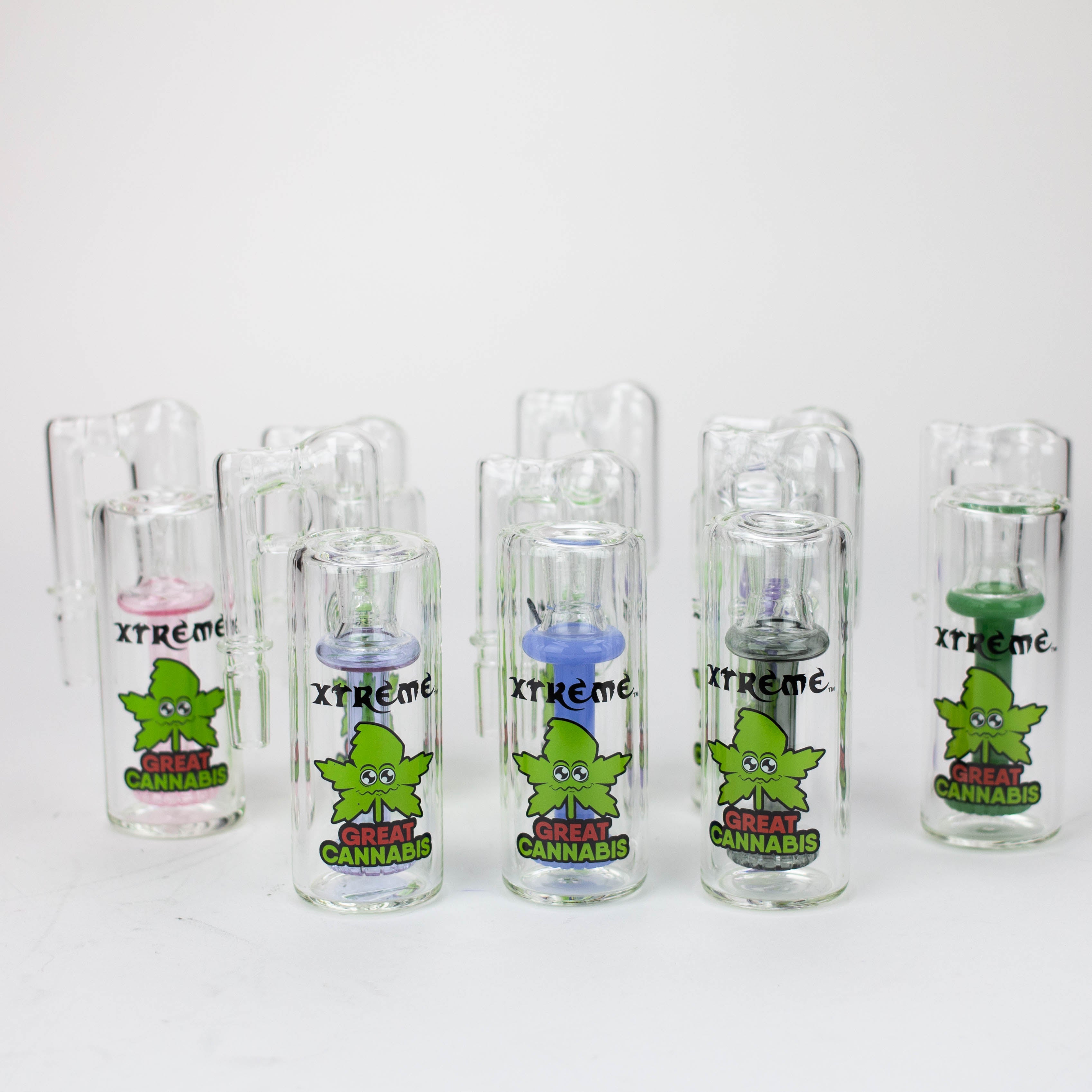 Xtreme - 5" Glass Bong Showerhead diffuser Ashcatcher [XTR-Z012/XTR-Z039]