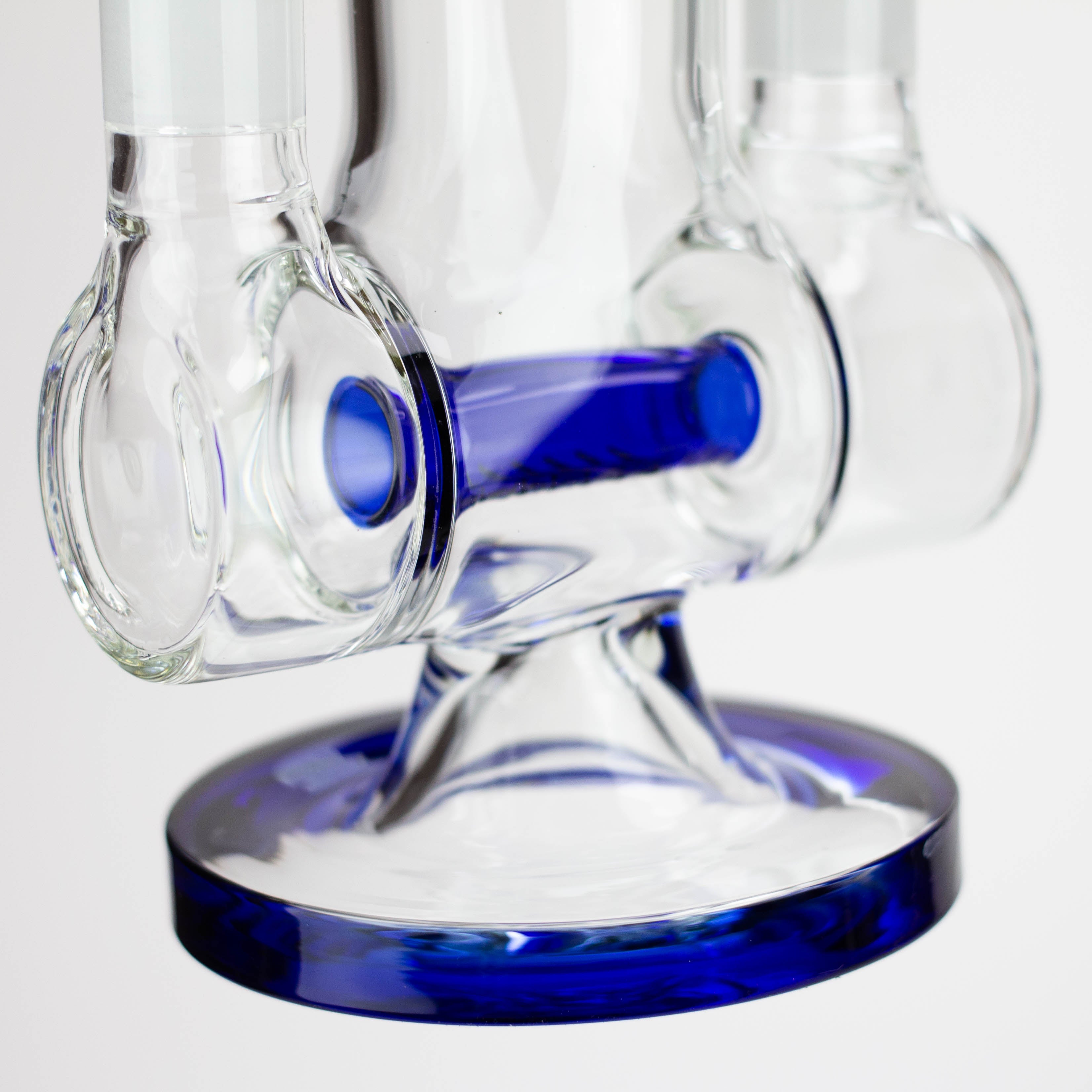 18" AQUA Glass Dual joint showerhead pecolator glass water bong [AQUA105]
