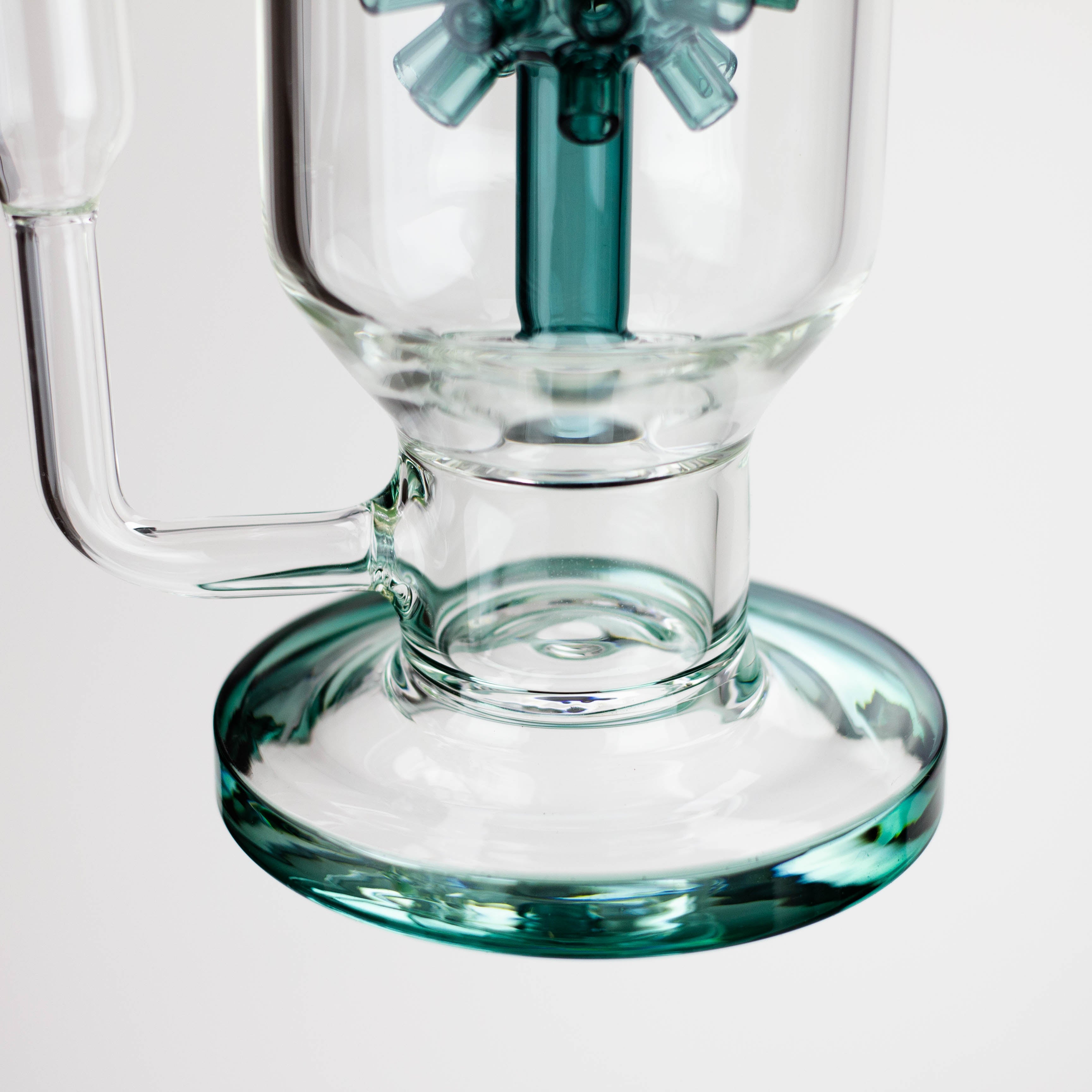 17" AQUA Glass 2-in-1 Mine diffuser glass bong [AQUA120]