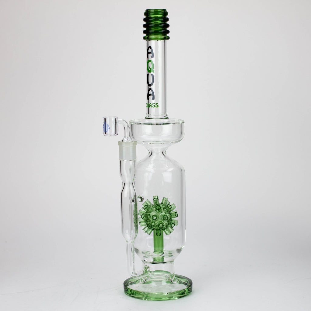 17" AQUA Glass 2-in-1 Mine diffuser glass bong [AQUA120]