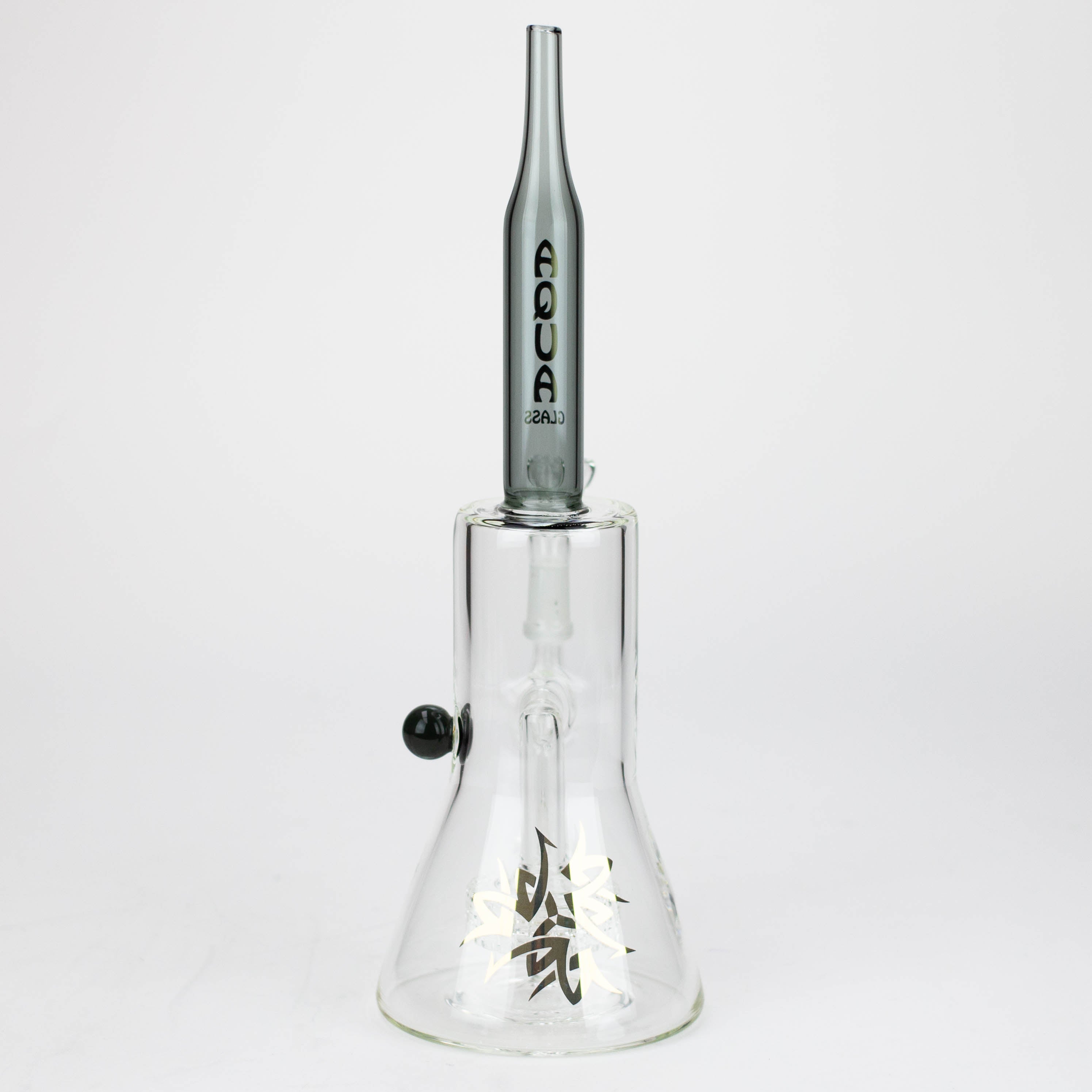 10" AQUA glass tire diffuser Rocket glass bong [AQUA113]