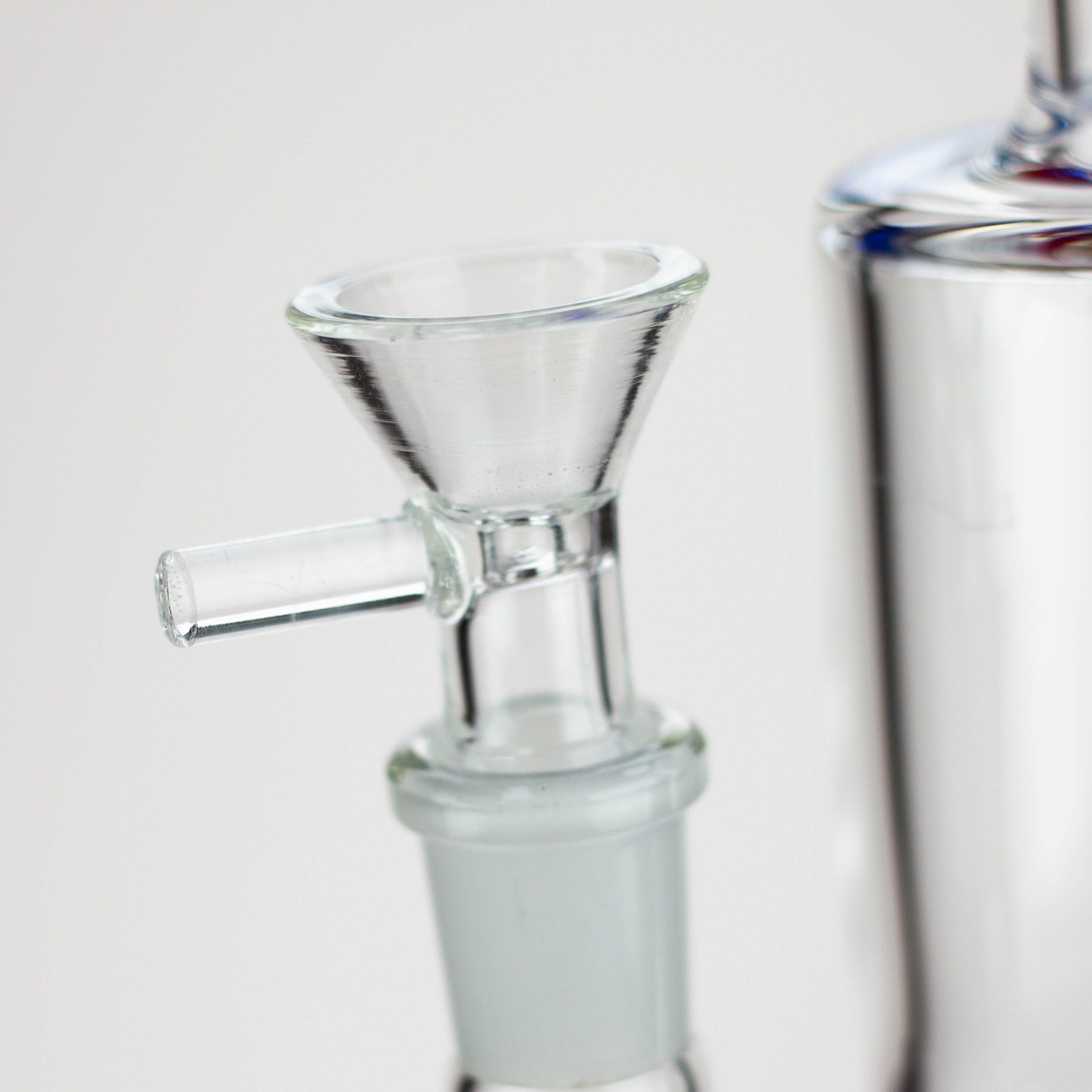 8" Honeycomb diffuser Bent neck glass bong [B12]
