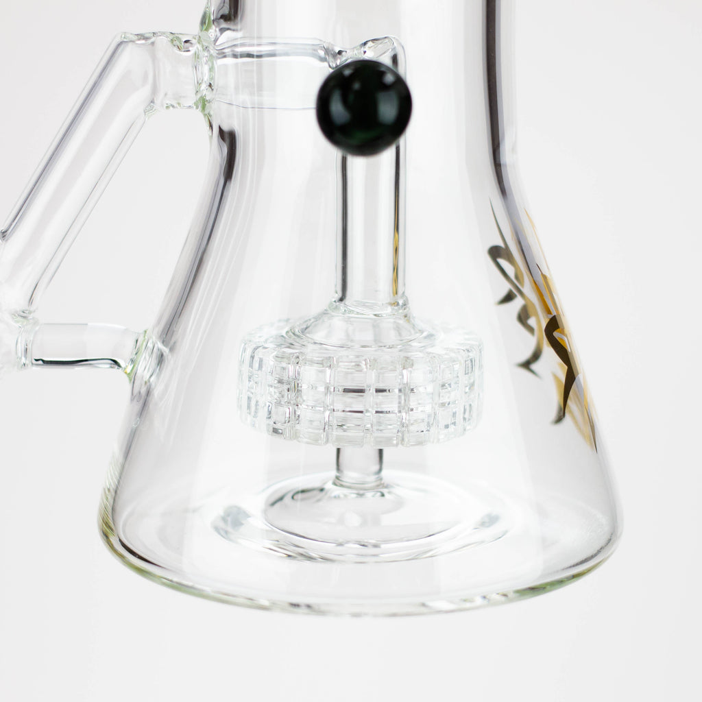 10" AQUA glass tire diffuser Rocket glass bong [AQUA113]