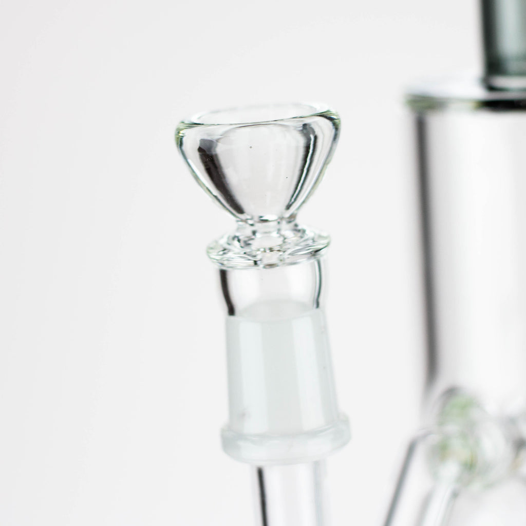 10" AQUA glass tire diffuser Rocket glass bong [AQUA113]