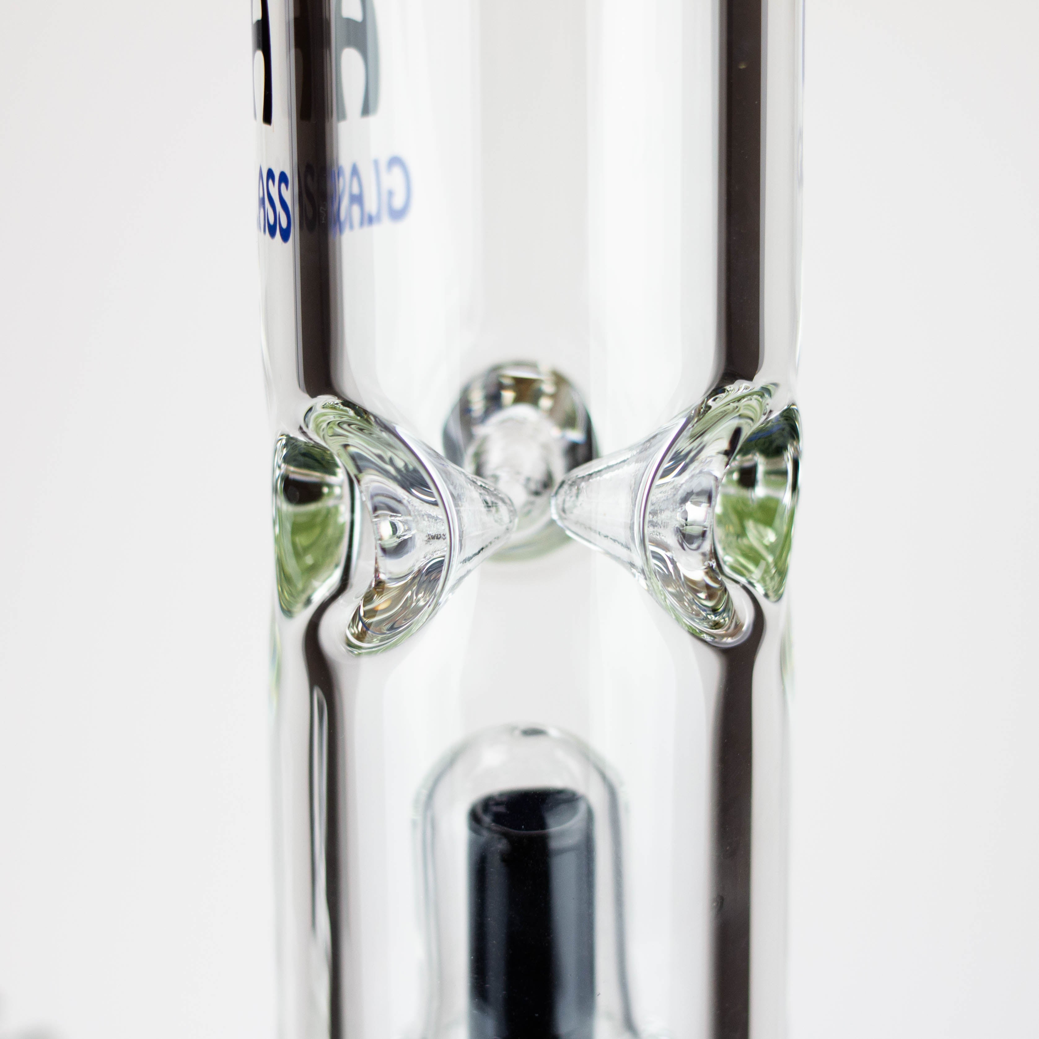 12" AQUA Glass showerhead percolator / 7mm /glass water bong [AQUA025]