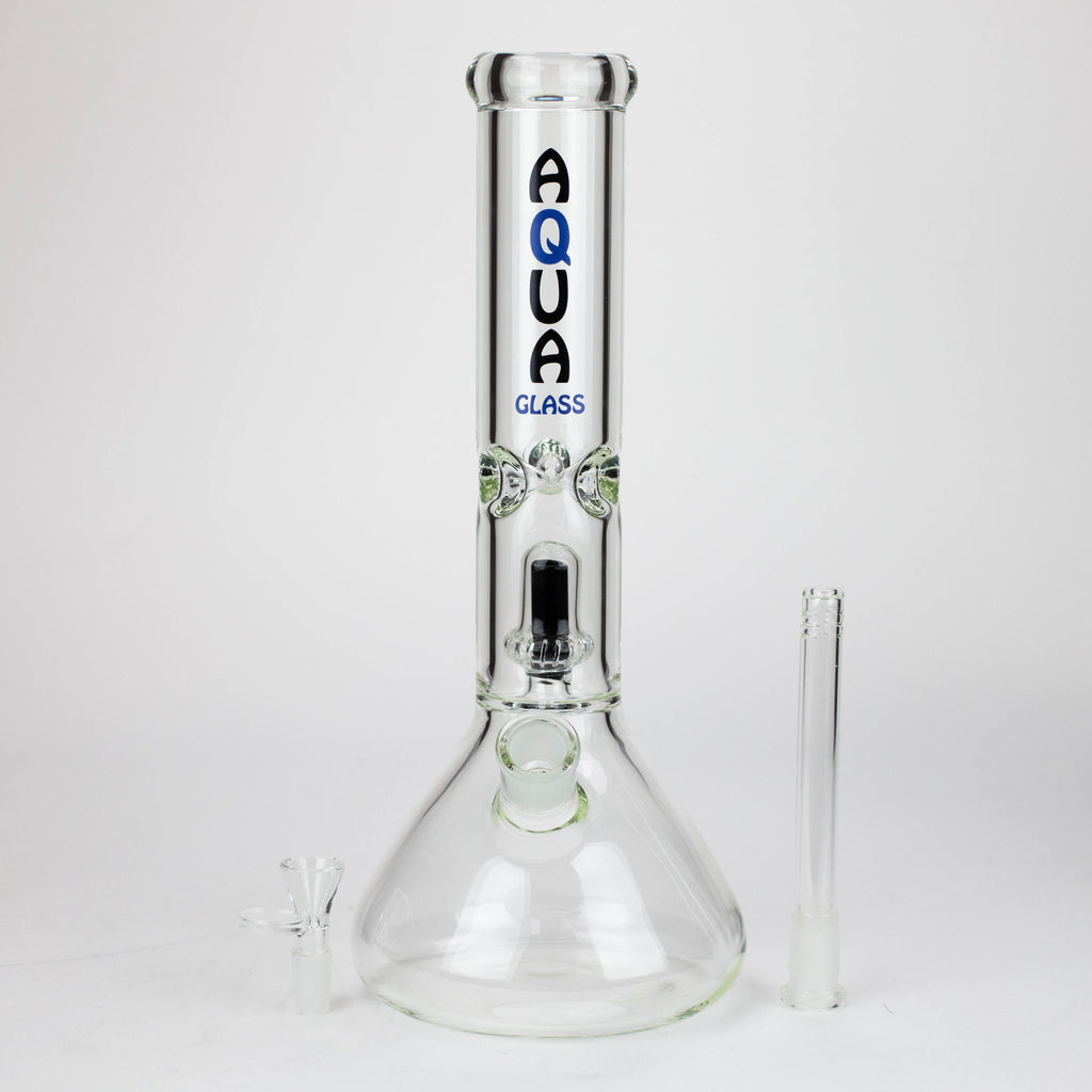 12" AQUA Glass showerhead percolator / 7mm /glass water bong [AQUA025]