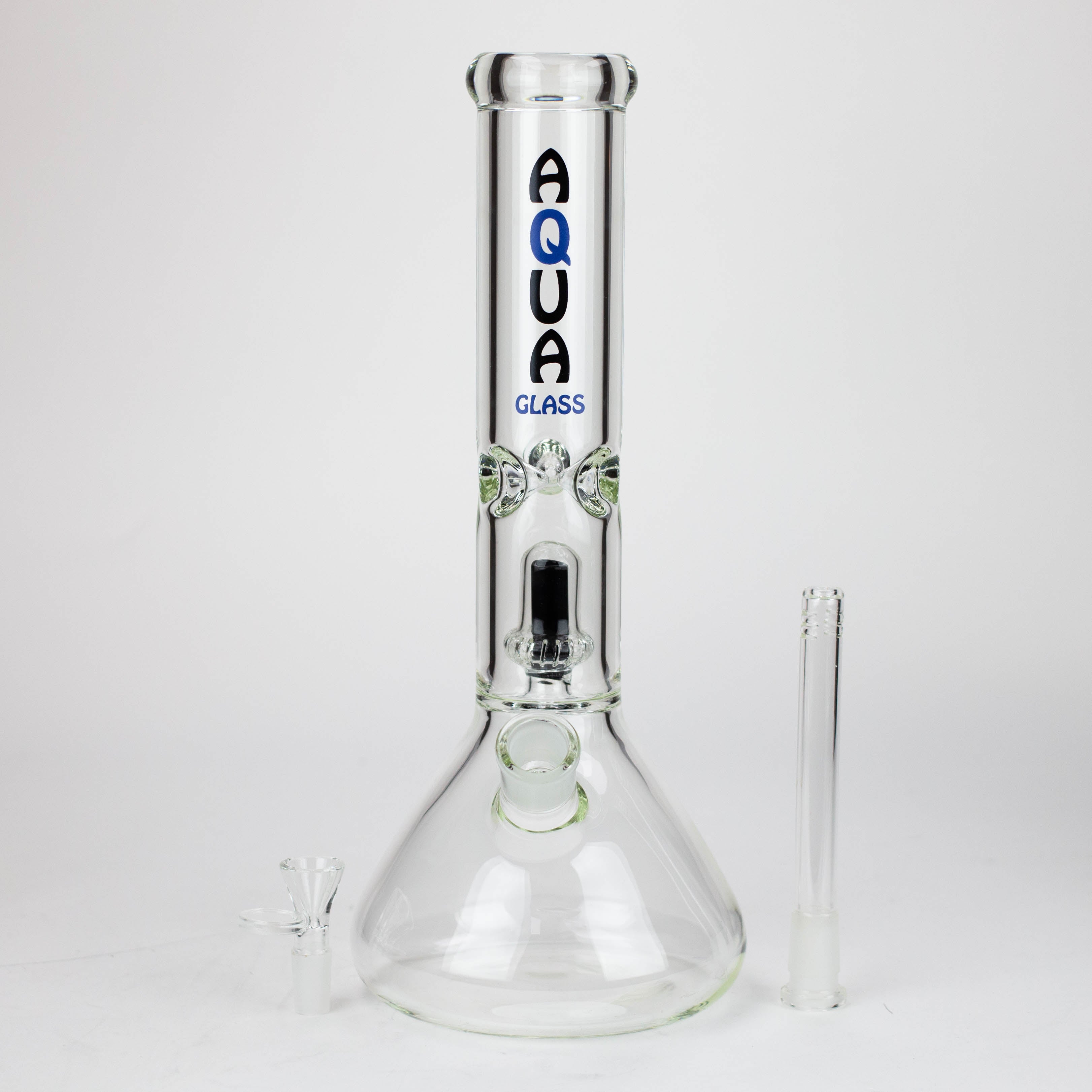 12" AQUA Glass showerhead percolator / 7mm /glass water bong [AQUA025]