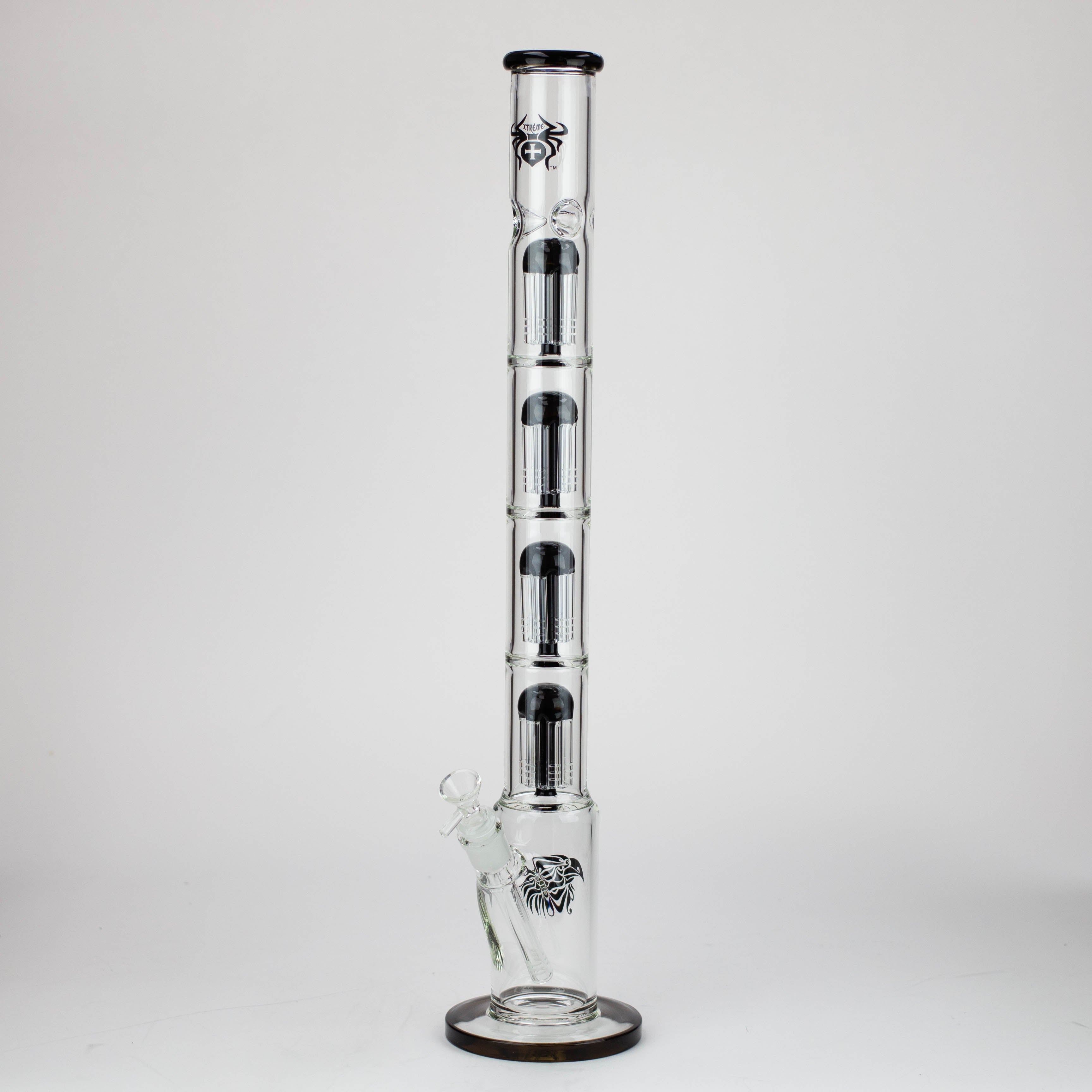 26" Xtreme Quad-percolator 7 mm glass Bong [XTR411]