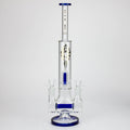 18" AQUA Glass Dual joint showerhead pecolator glass water bong [AQUA105]