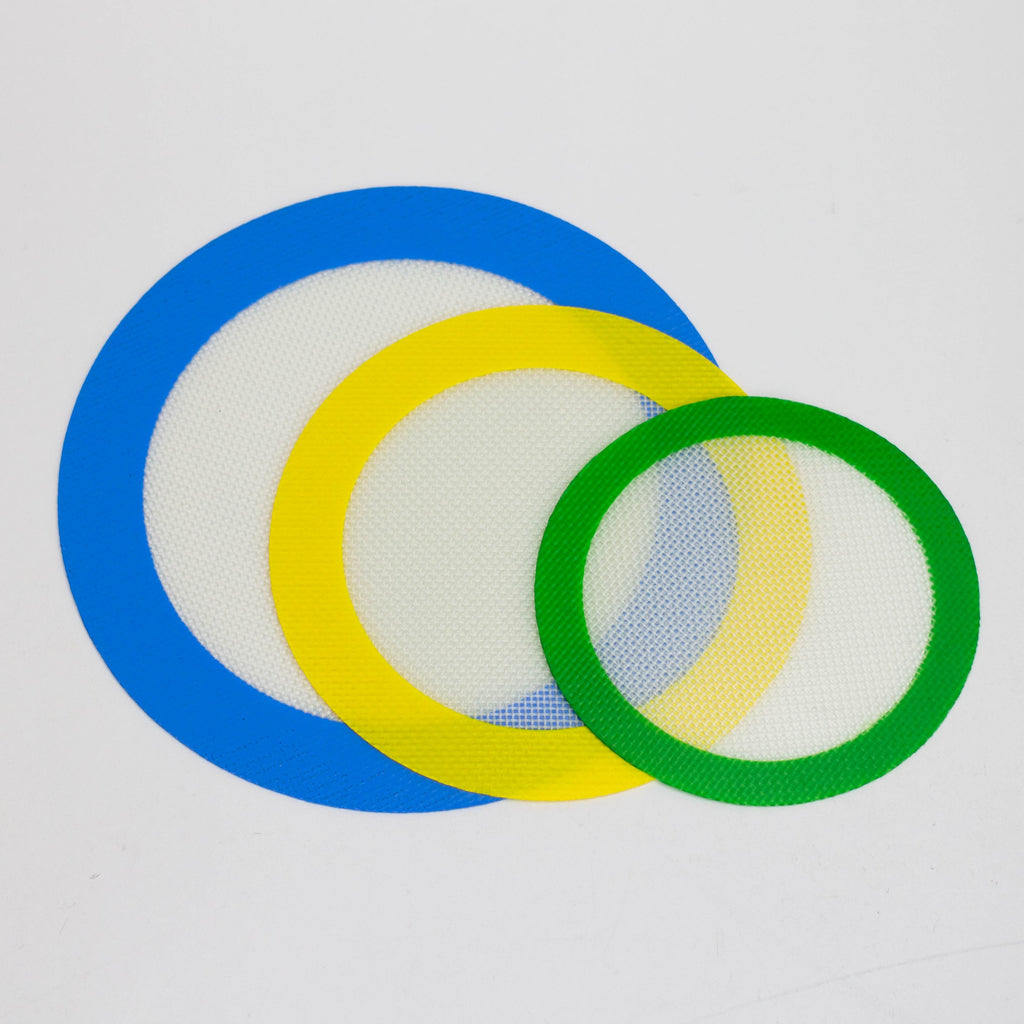 Non-Stick Silicone Dab Mats -Round