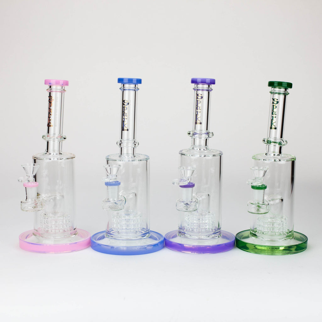 Spark - 10" SPARK barrel diffuser glass water bong