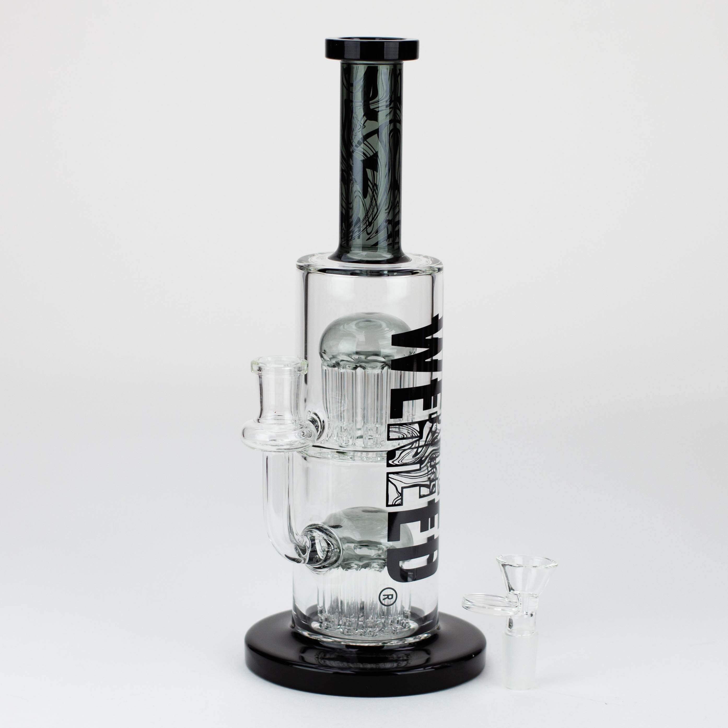 WENEED®-10.5" Weneed Dark Matter Duo Glass Bong