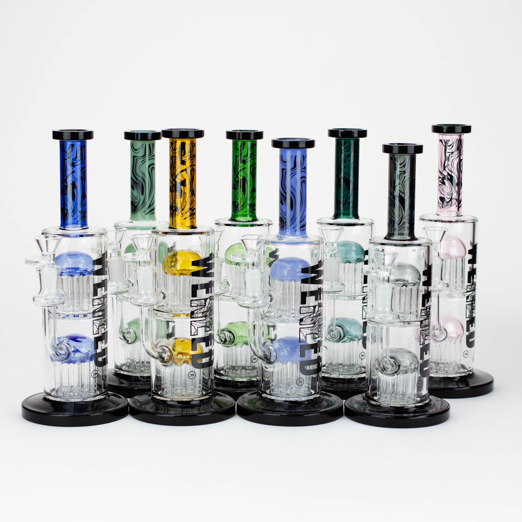 WENEED®-10.5" Weneed Dark Matter Duo Glass Bong