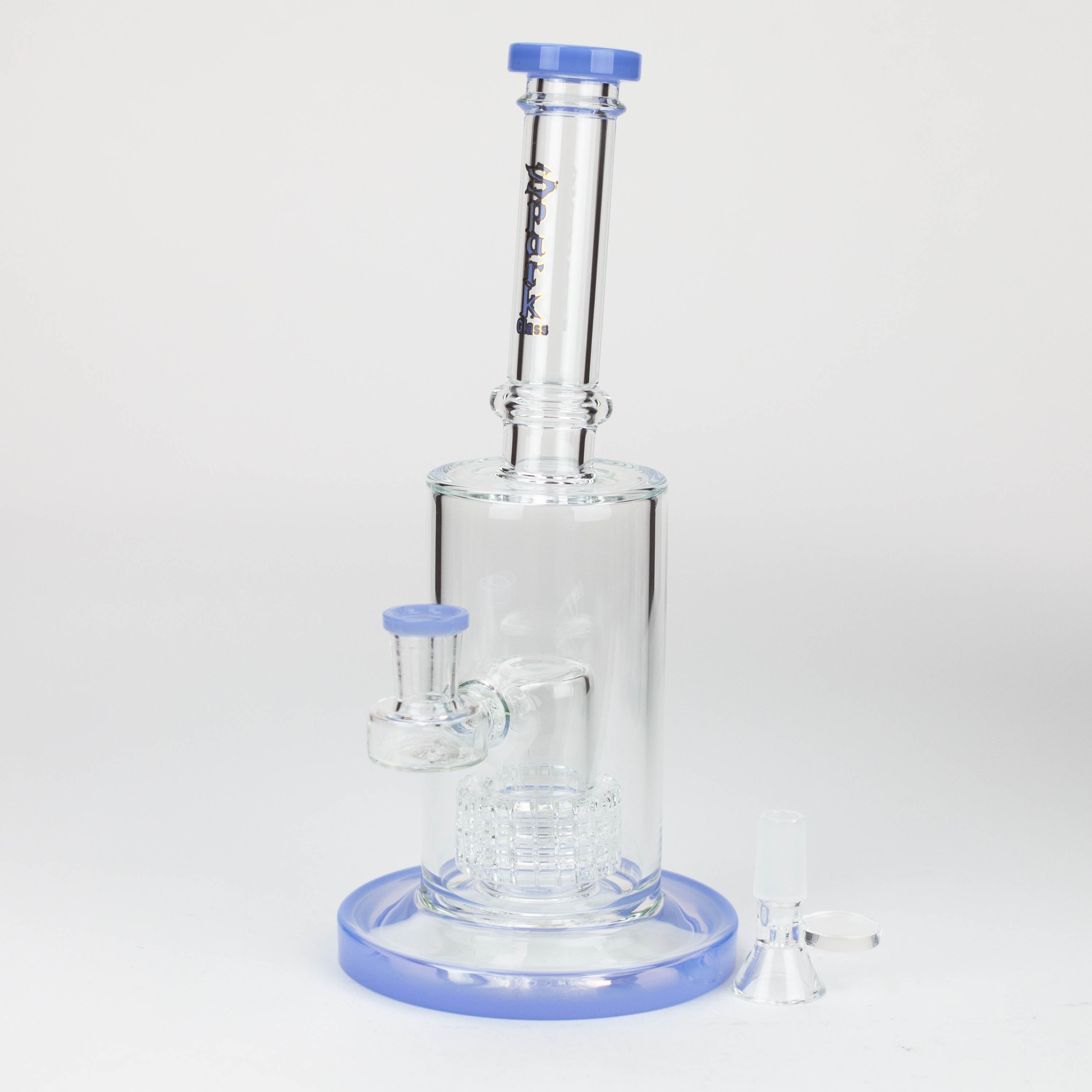 Spark - 10" SPARK barrel diffuser glass water bong