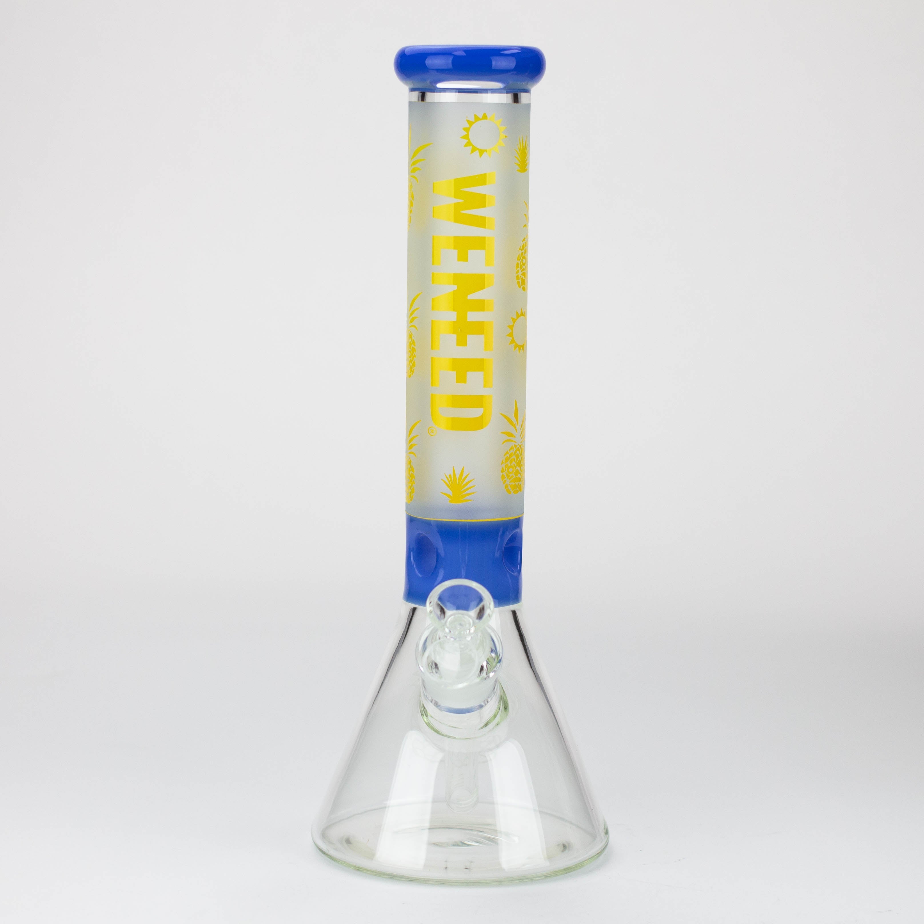 WENEED®-14" Weneed Frosted Pineapple 7mm Glass Bong