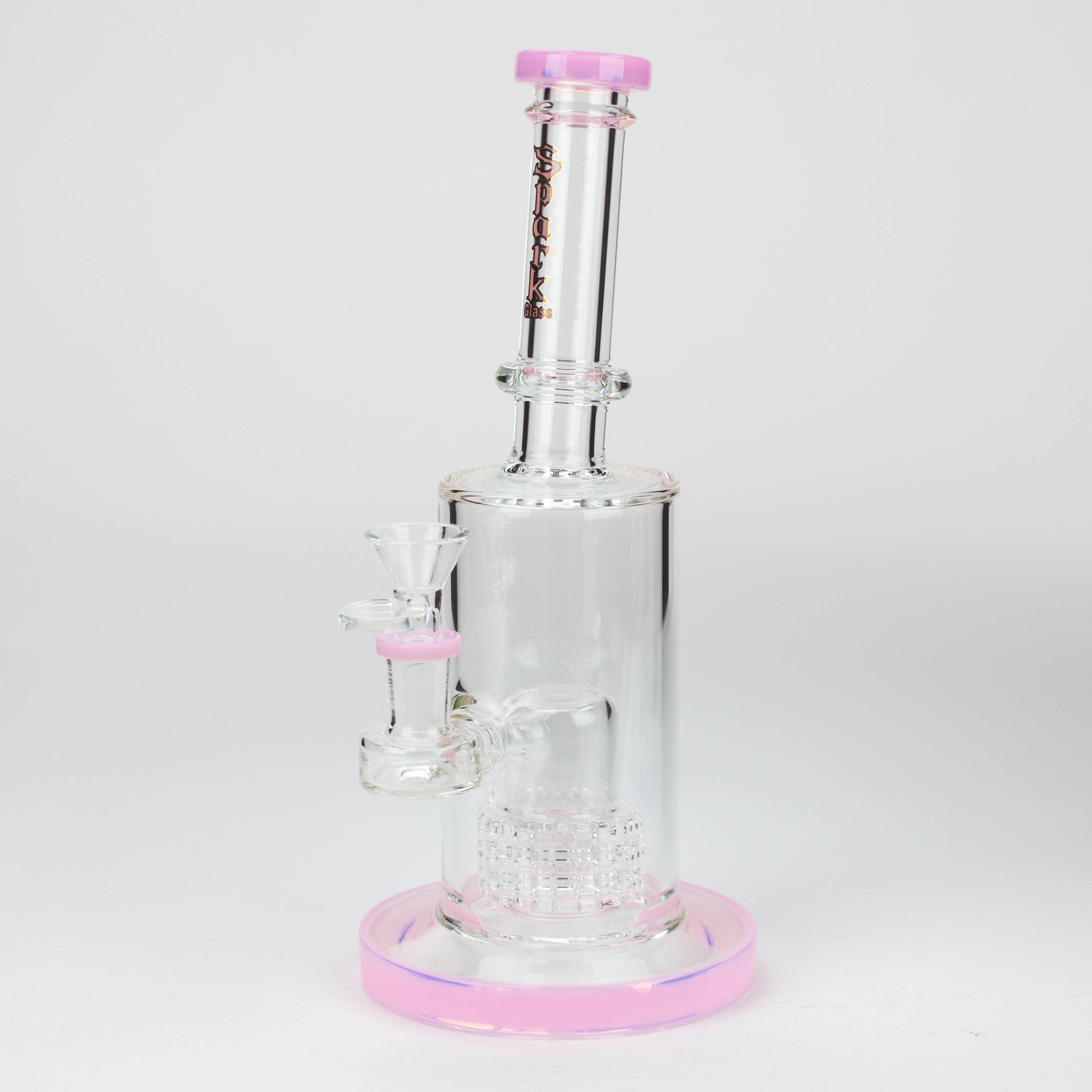 Spark - 10" SPARK barrel diffuser glass water bong