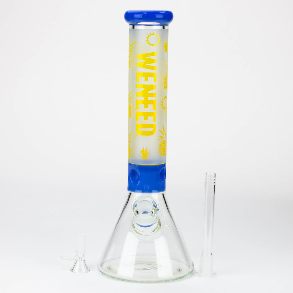 WENEED®-14" Weneed Frosted Pineapple 7mm Glass Bong