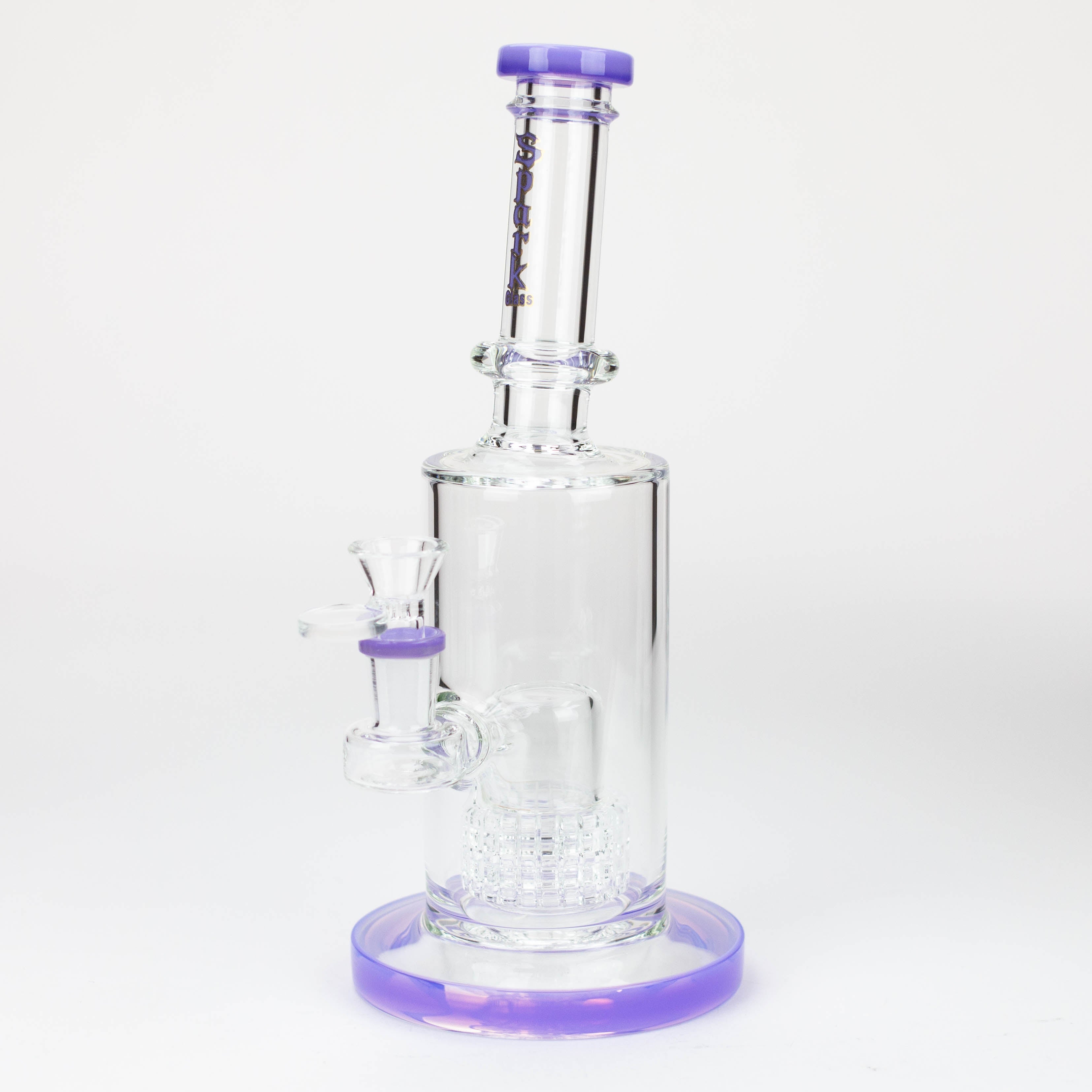 Spark - 10" SPARK barrel diffuser glass water bong