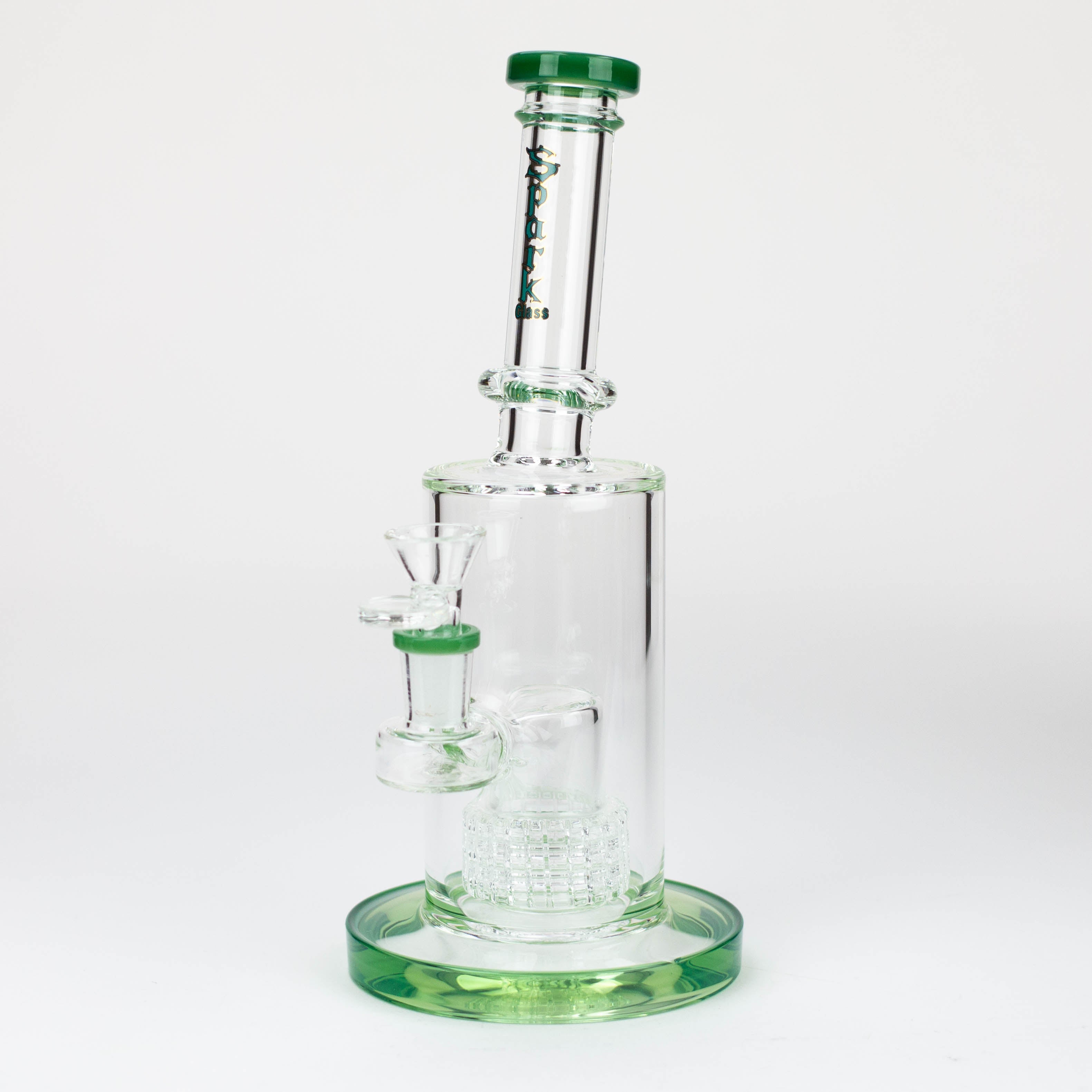 Spark - 10" SPARK barrel diffuser glass water bong