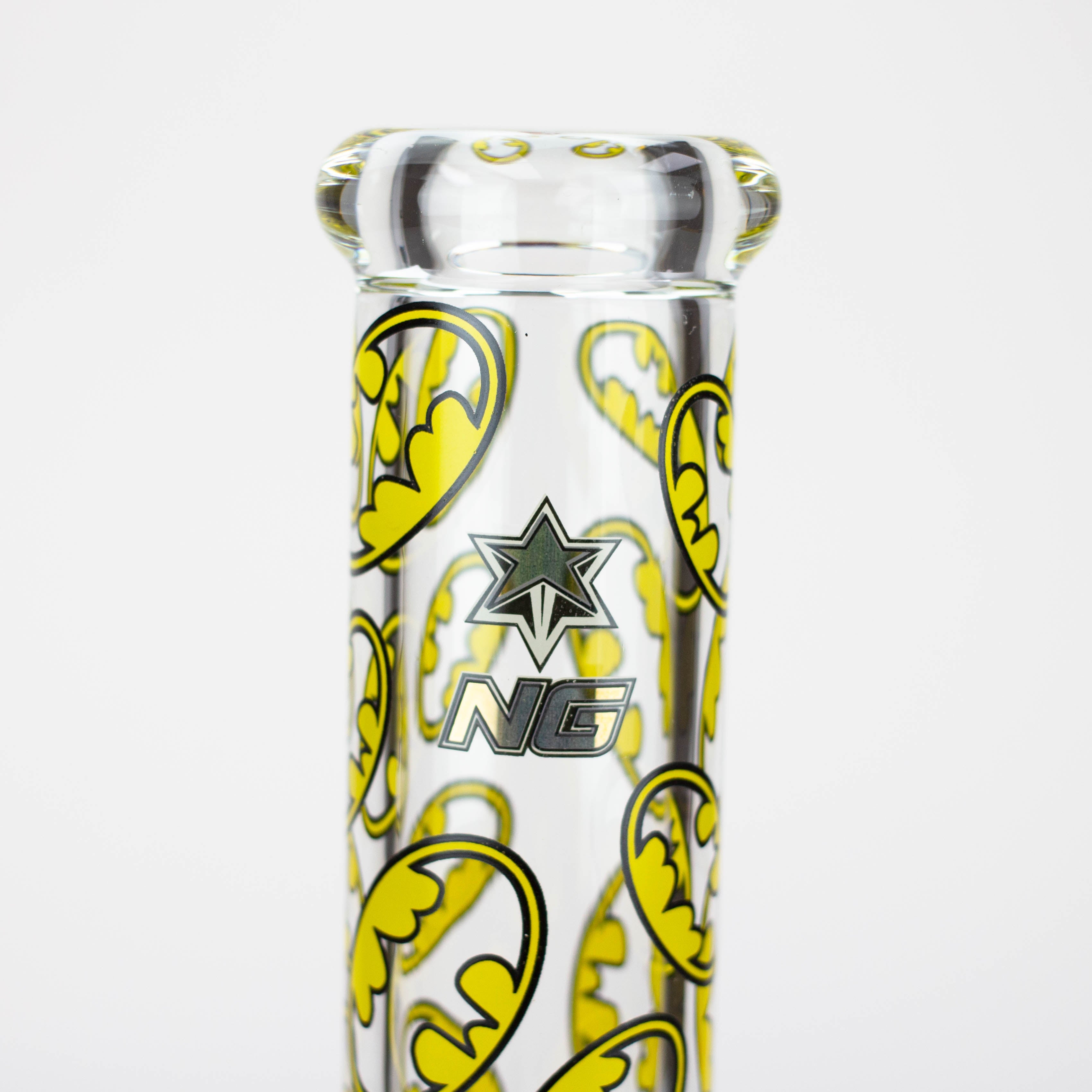 NG- 13 inch Bat Logo 7mm Beaker [S344]