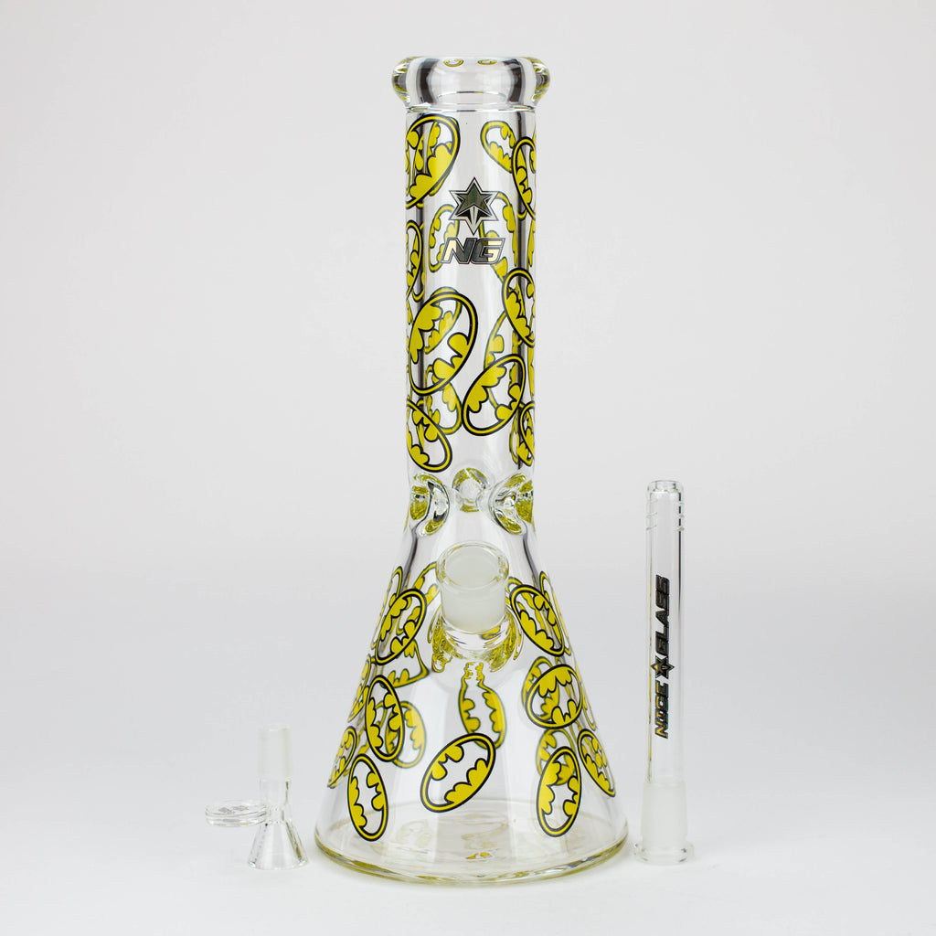 NG- 13 inch Bat Logo 7mm Beaker [S344]