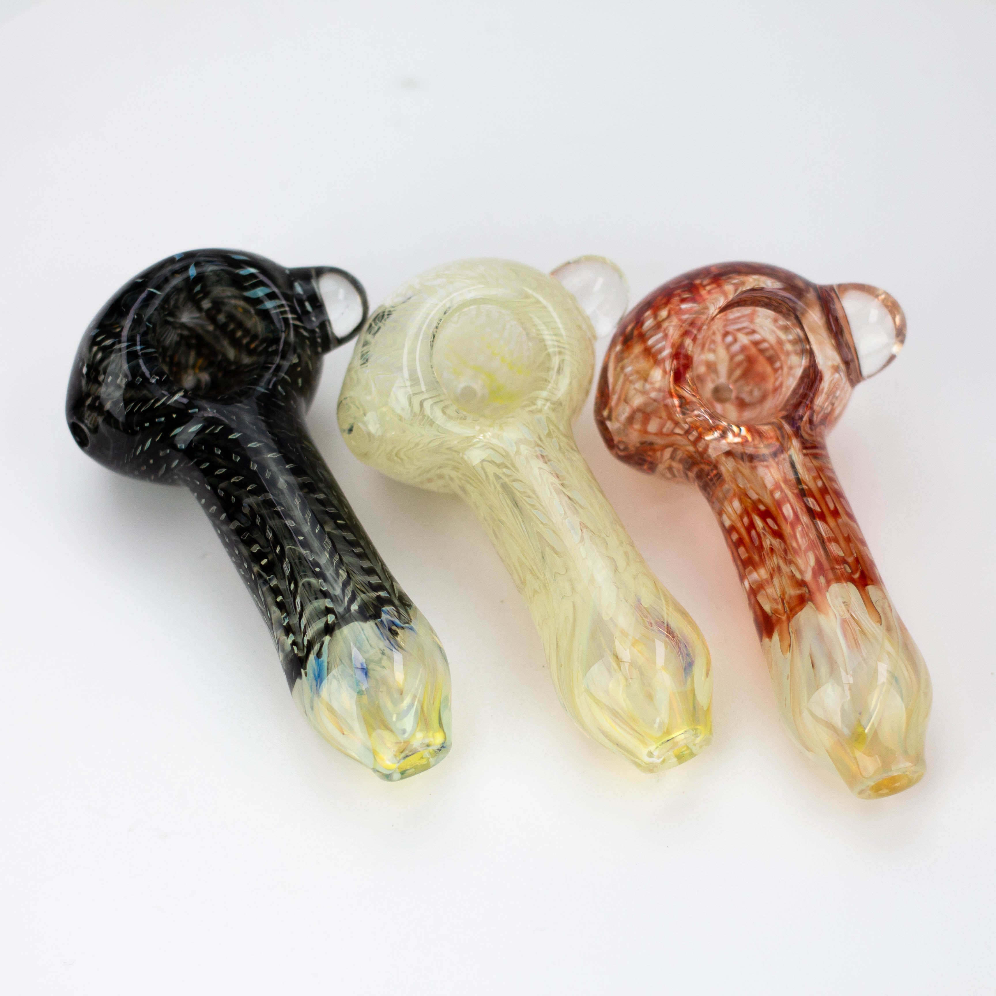 4 inch Gold Fumed Hand Pipe [GXY022]