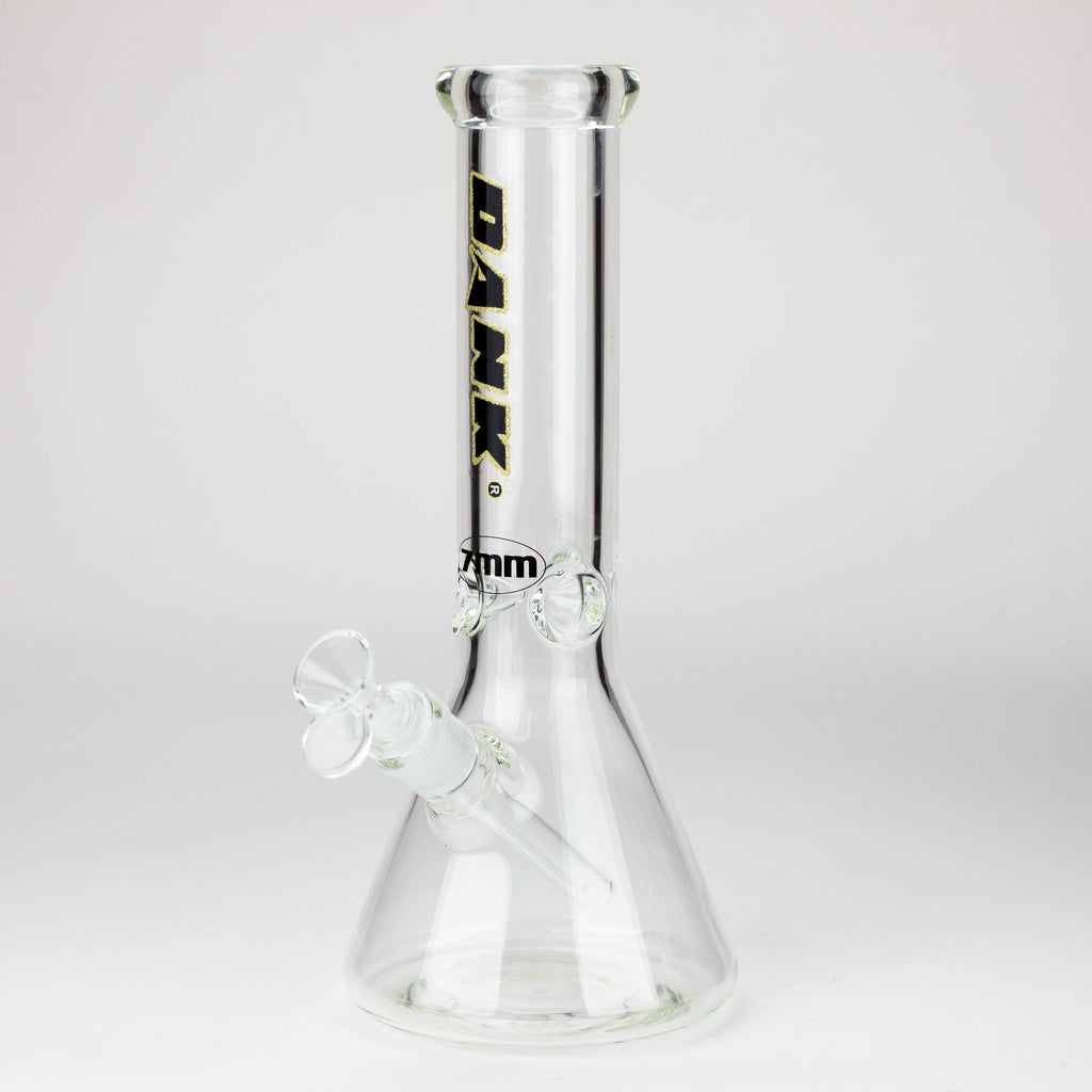 Dank -12" 7mm glass bong with Glitter Logo