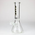 Dank -12" 7mm glass bong with Glitter Logo
