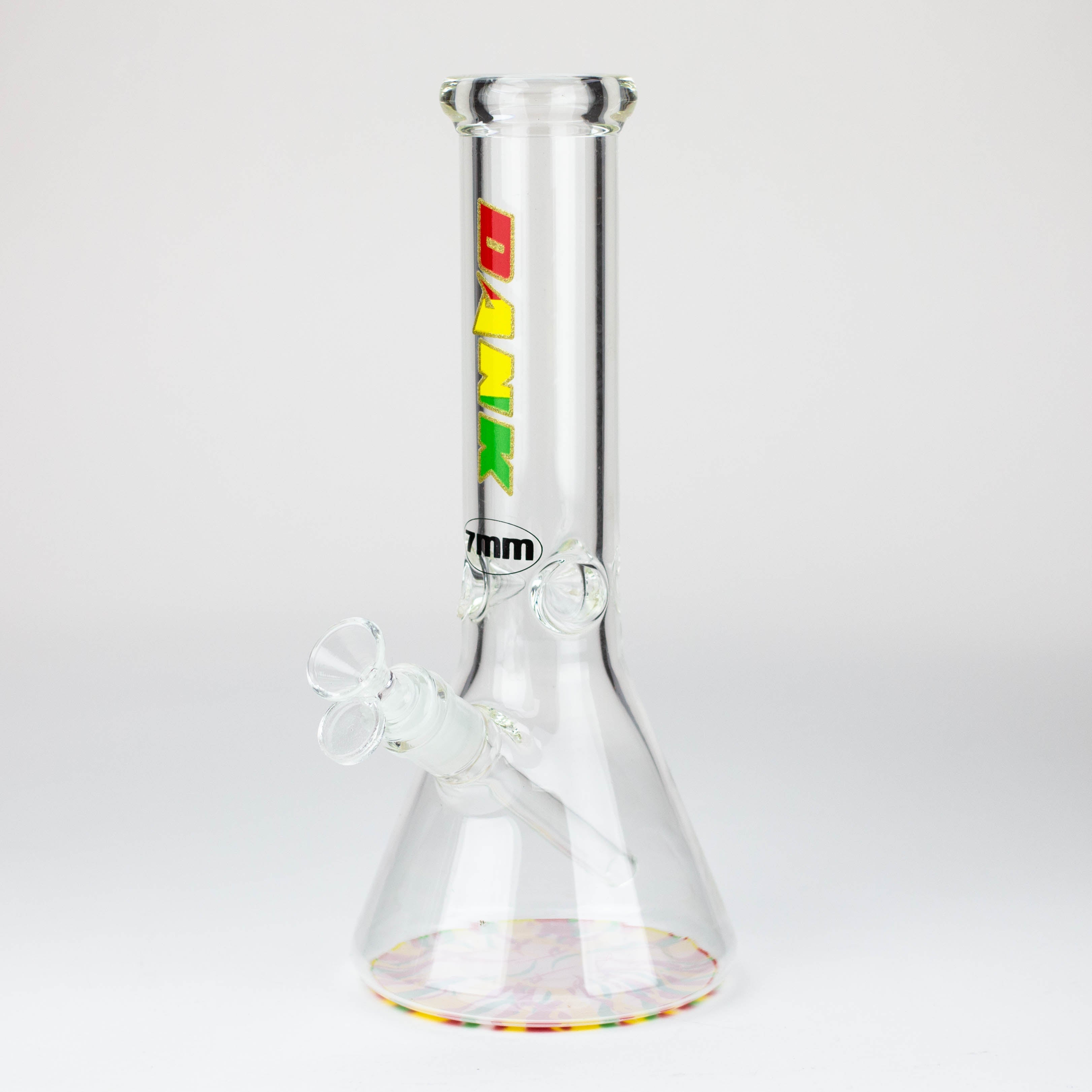 Dank -12" 7mm glass bong with Glitter Logo