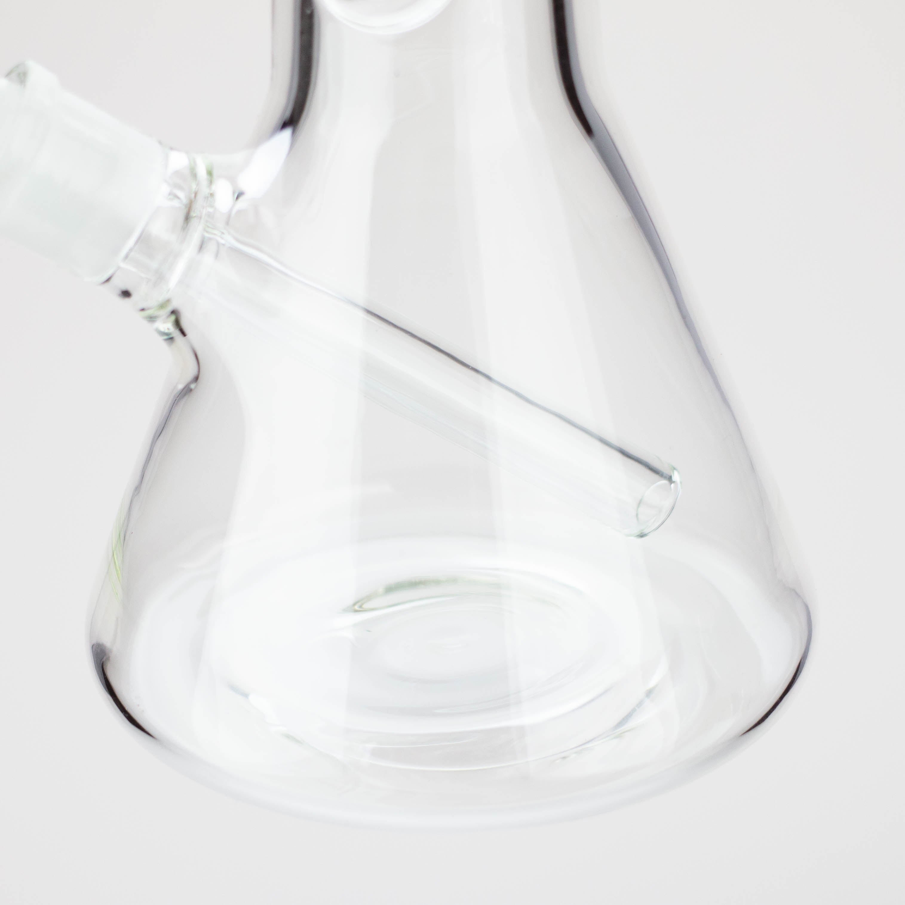 WellCann -12" 7mm glass bong with Glitter Logo