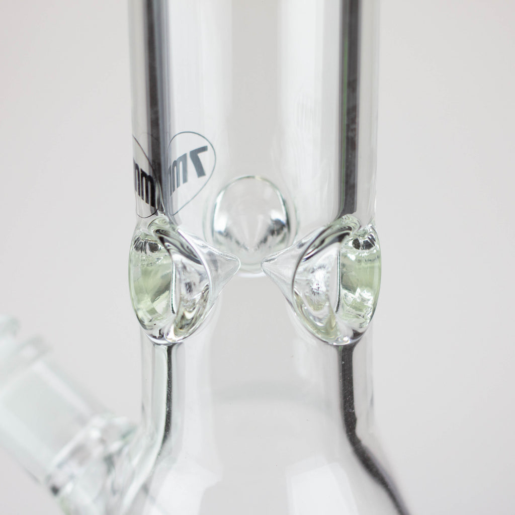 WellCann - 16" 7 mm glass bong with Glitter Logo