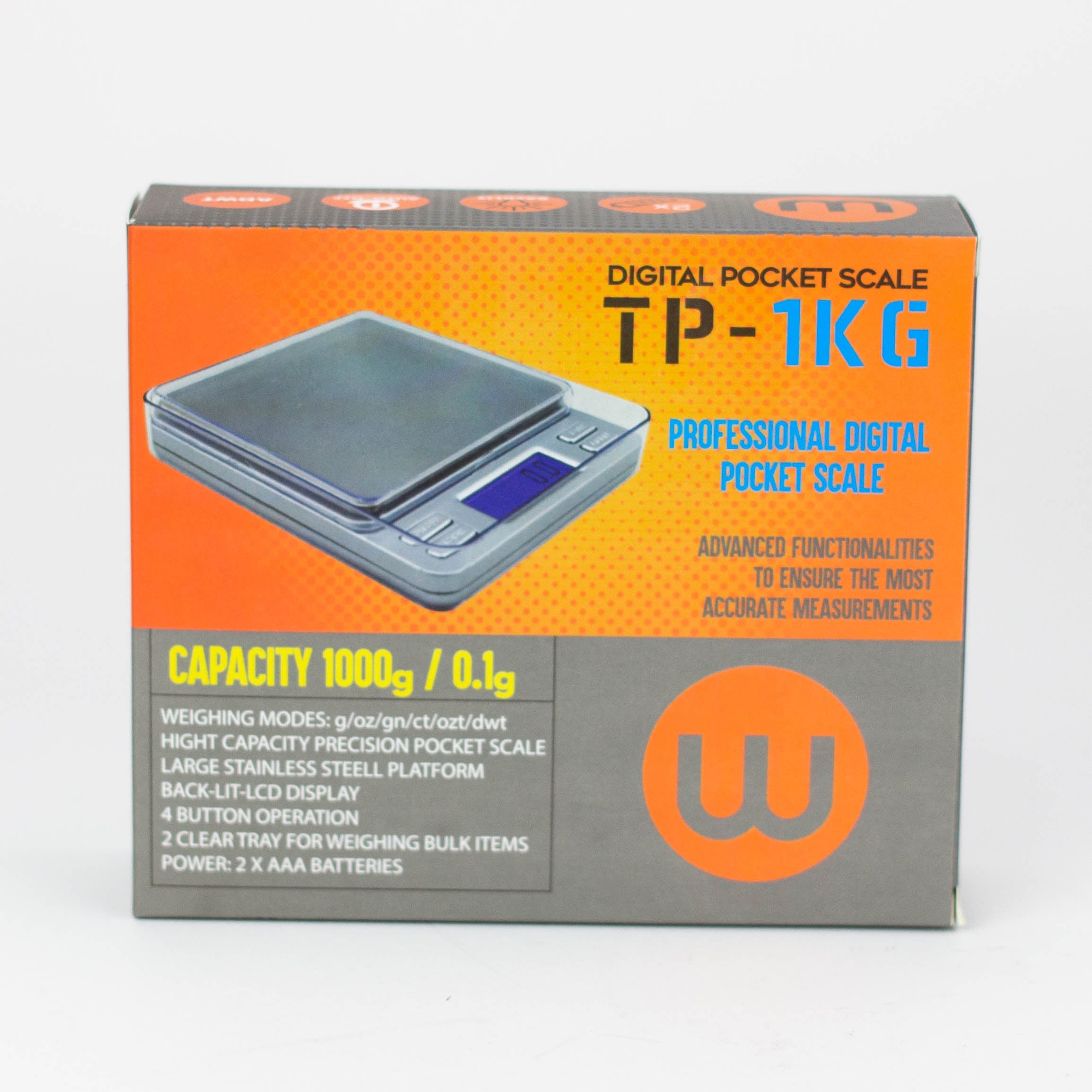 Weigh Gram - Digital Pocket Scale [TP-1KG]