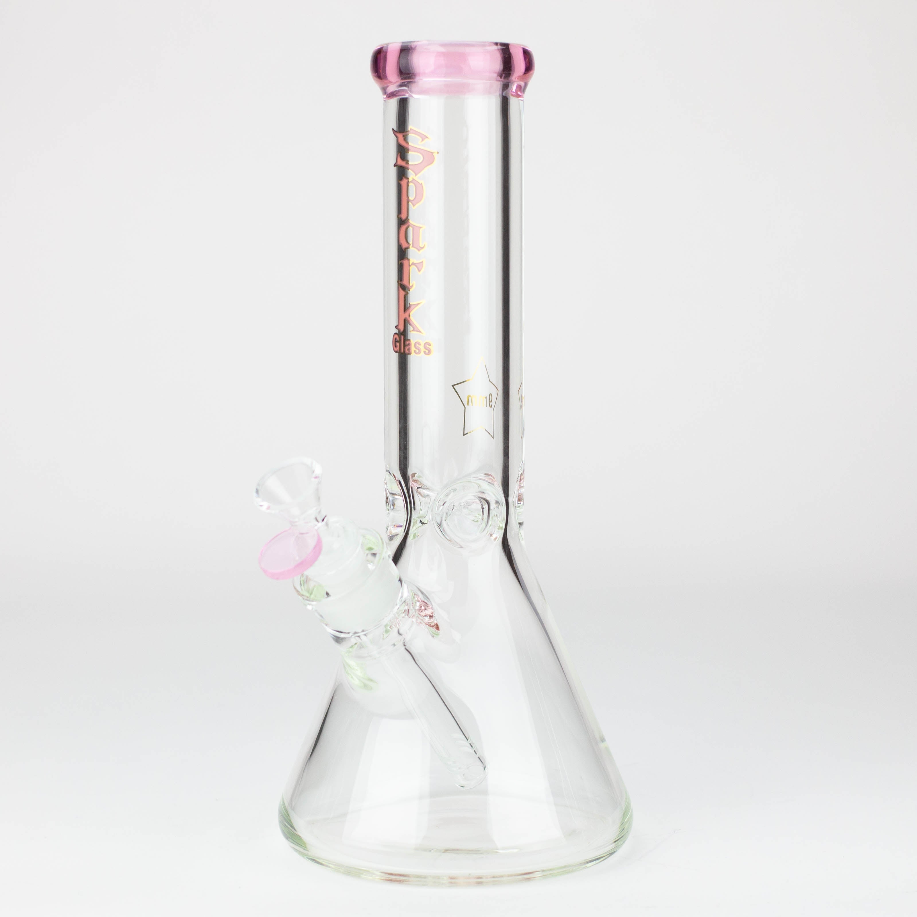 12" SPARK 9 mm glass beaker water bong [GB223]