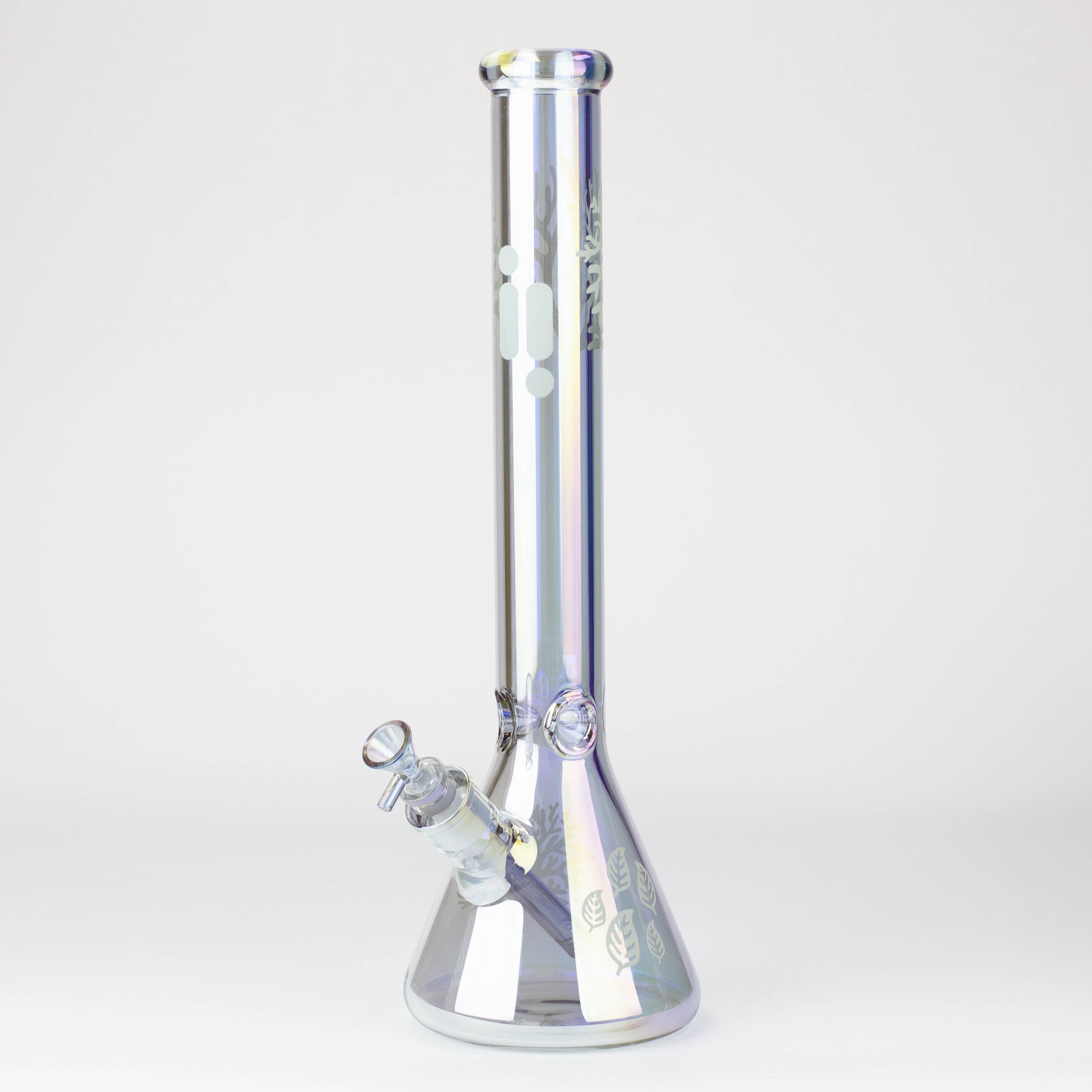 18" Infyniti Tree of life 7 mm metallic glass bong ( GP1591 )