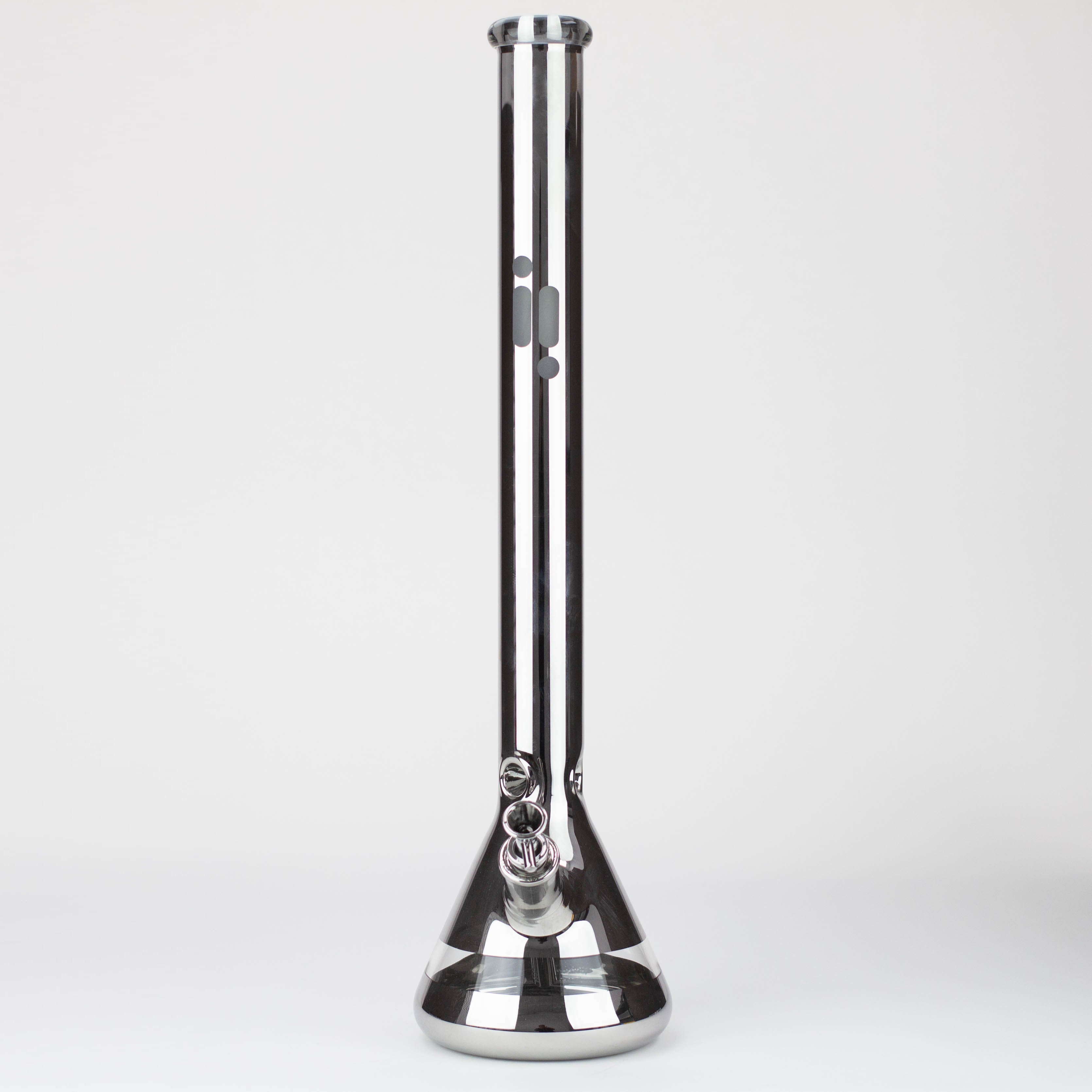 24" Infyniti 7 mm metallic glass water bong [GP1774]