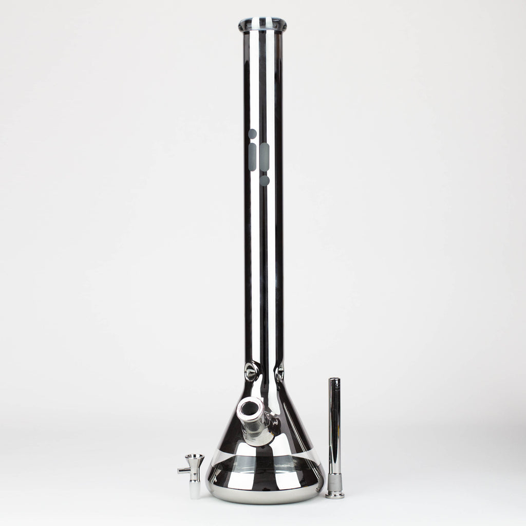 24" Infyniti 7 mm metallic glass water bong [GP1774]