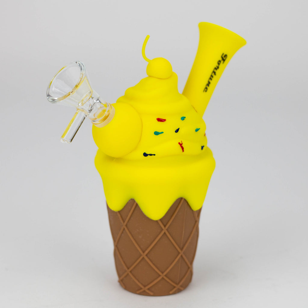 5.5" Silicone Ice Cream Water Pipe