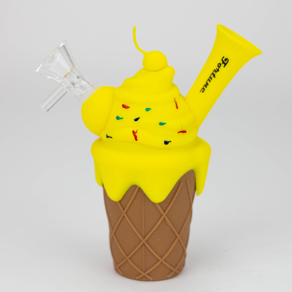 5.5" Silicone Ice Cream Water Pipe